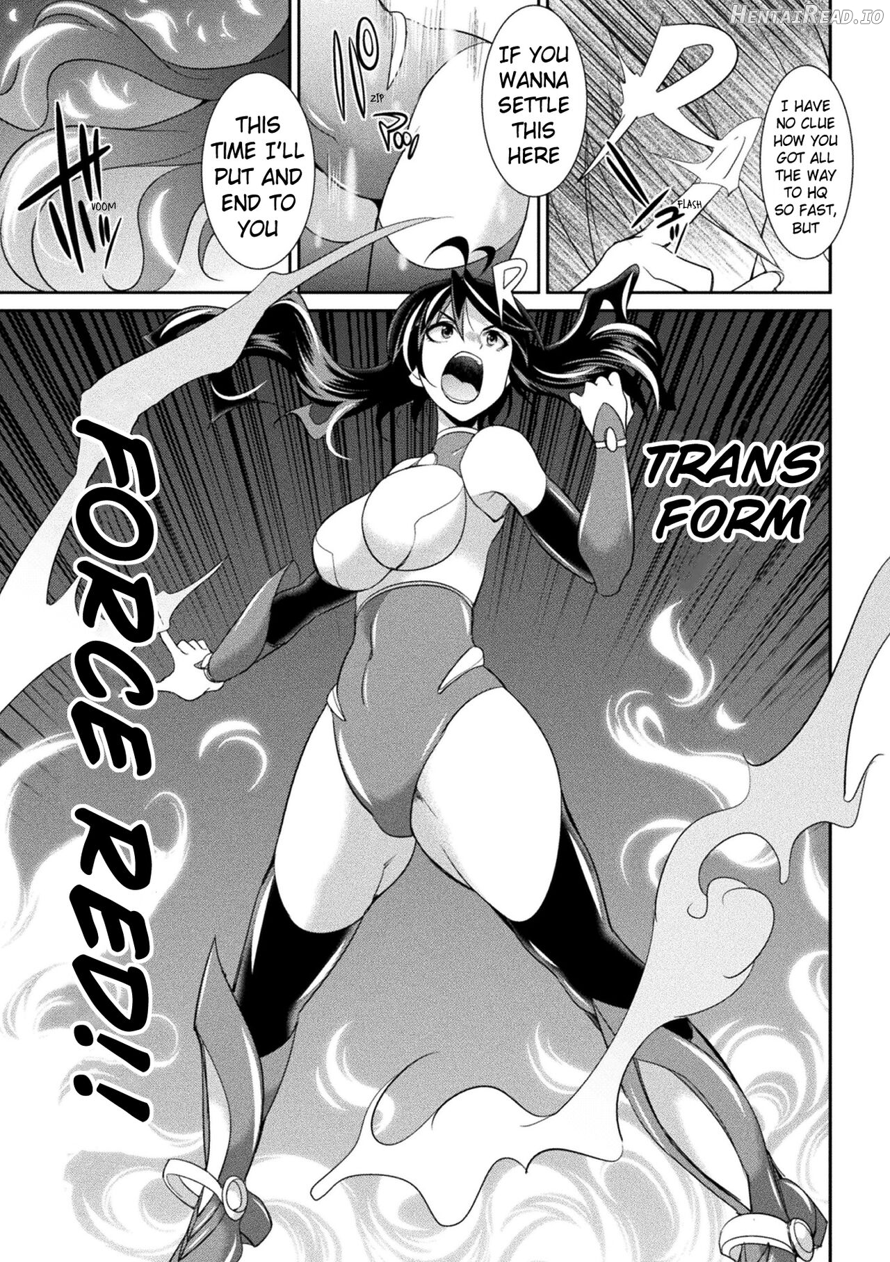 TokumuSentai Colorful Force Seigi no HeroinevsShokushu Joou! Futanari Choukyou Daikessen!? Chapter 1 - page 128