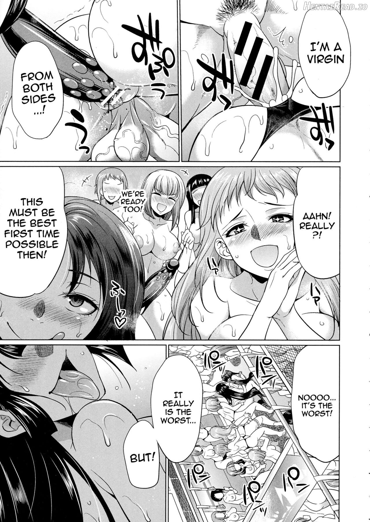 Futanari Gal VS Bitch Shimai Chapter 1 - page 183