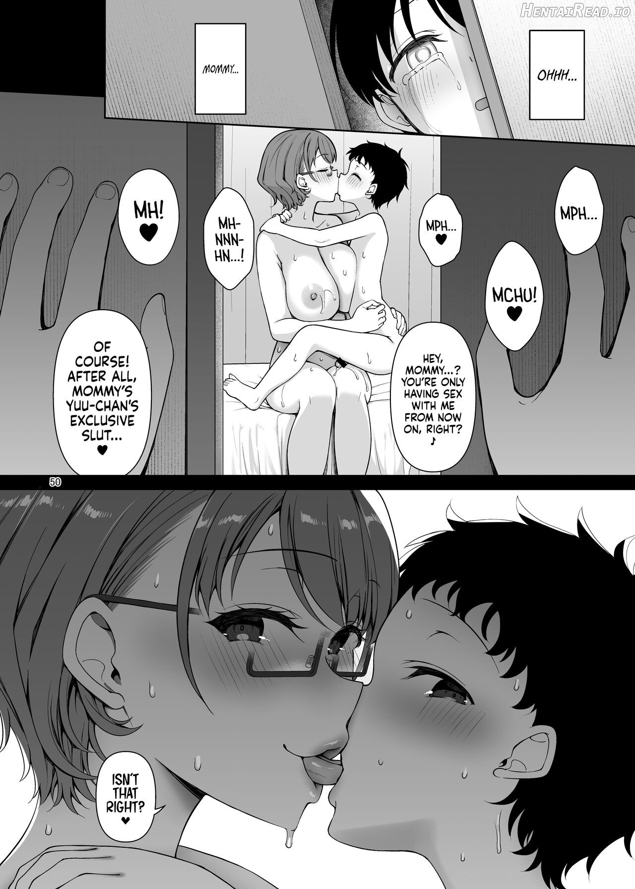 Boku no Mama wa Otouto no Mae de dake Dosukebe ni Naru Chapter 1 - page 49