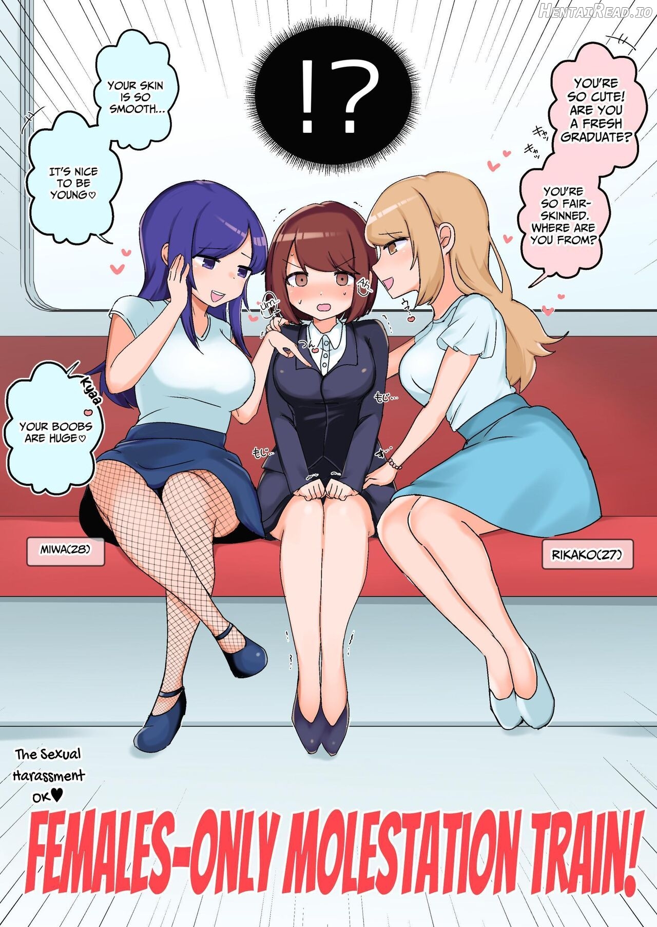 Sexual Harassment OK! Women-only Groping Carriage ~Rookie OL's Lesbian Corruption~ Chapter 1 - page 2