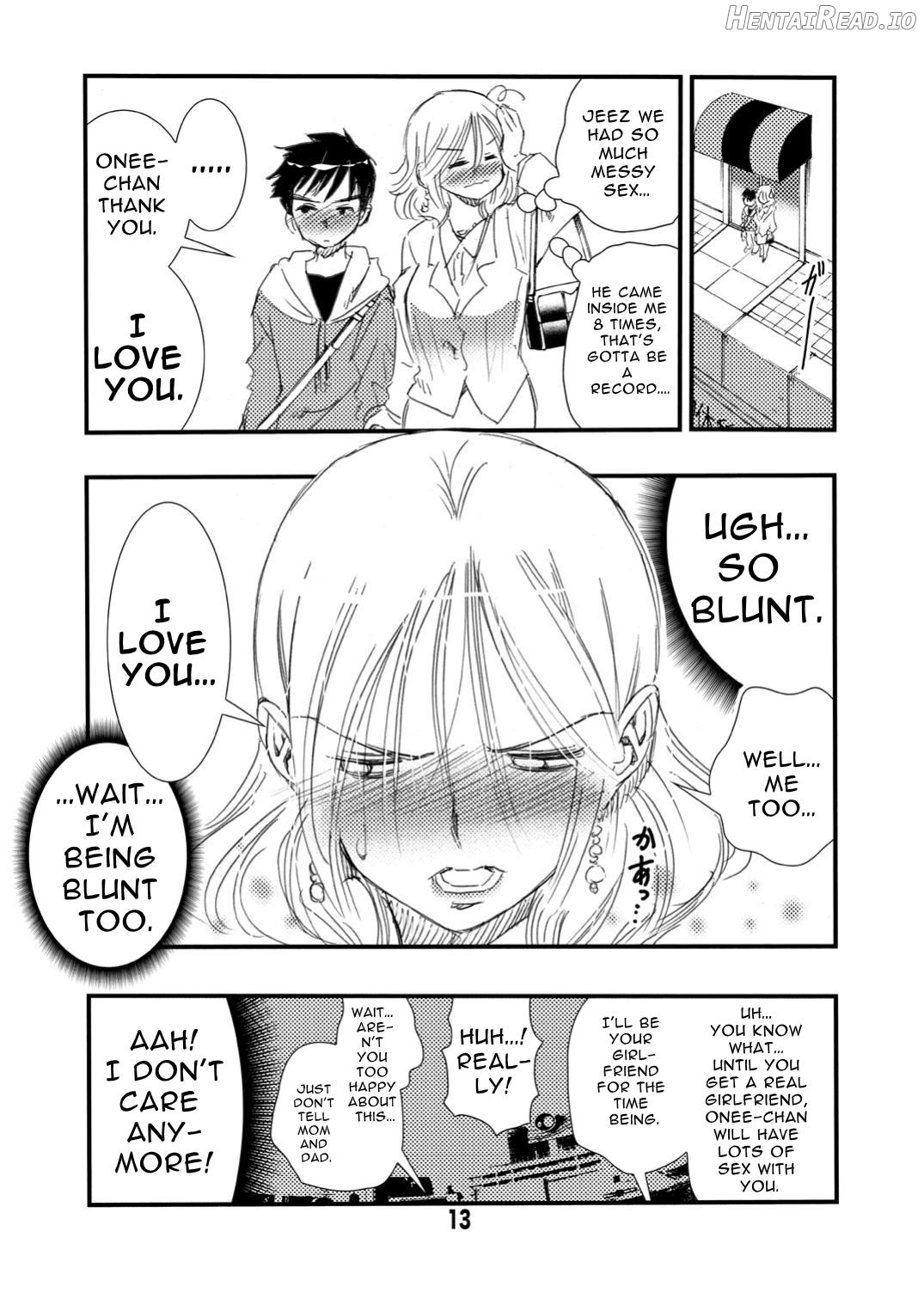 Joshikai de Yotte Otouto ni Mukae o Tanonda Asa... Nazeka LoveHo de Otouto to Ita Shita Ato de Bikkuri na Ukkari Onee-san... Ase Chapter 1 - page 12