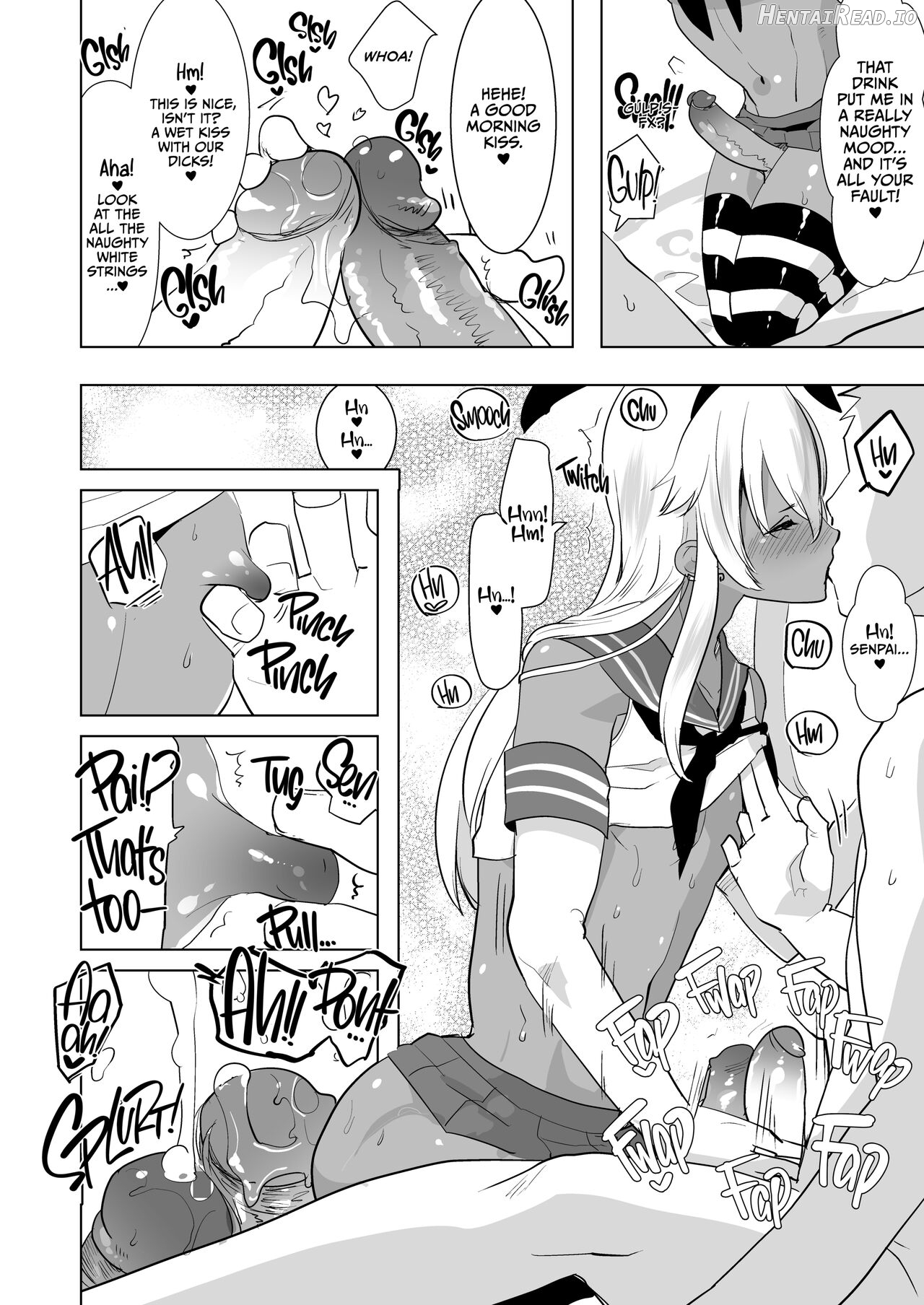 Kasshoku Otokonoko DeliHeal no Erohon ~Yattekita Shimakaze-kun wa Daigaku no Charai Kouhai de――?! Hen - Decensored Chapter 1 - page 7