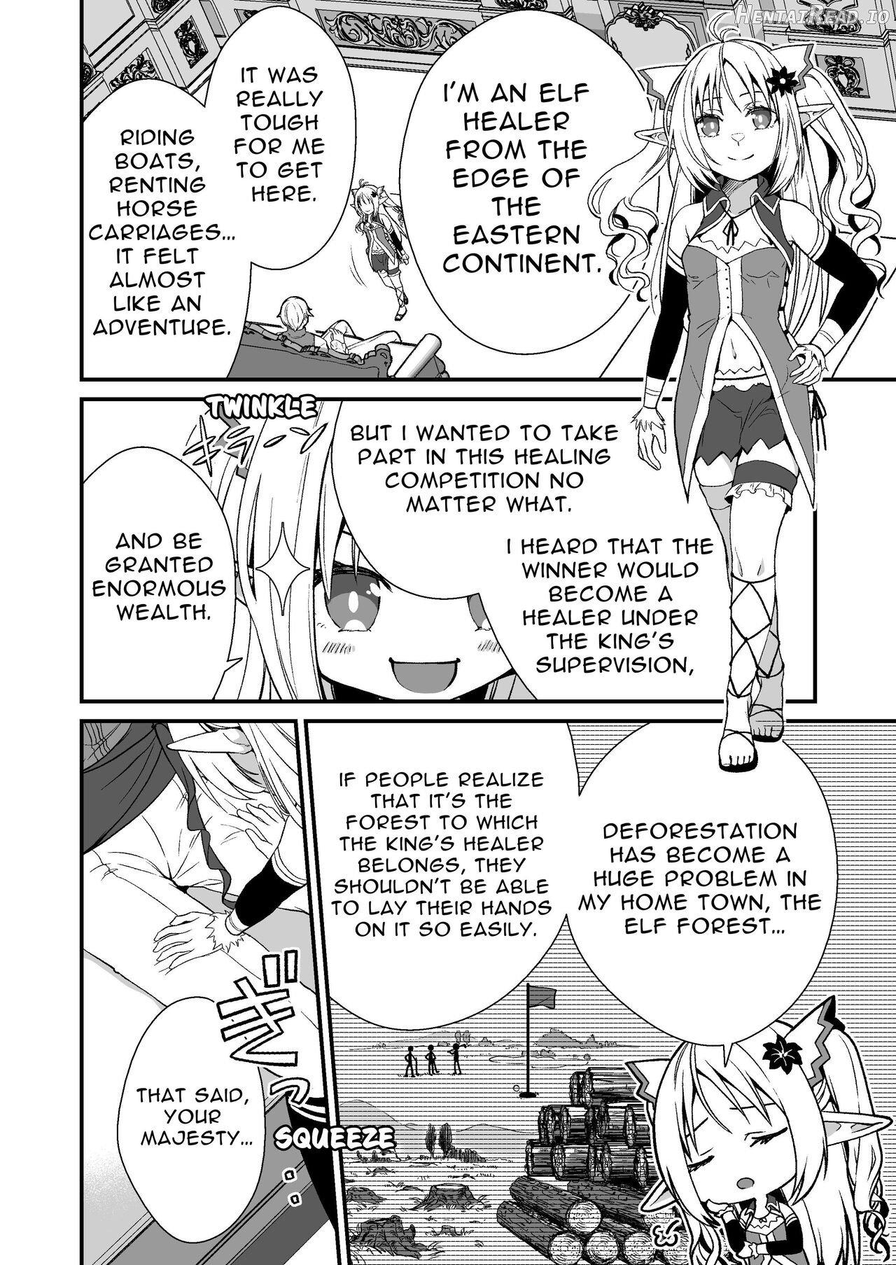 Loli Elf no Healer ni Tansan Shasei shite moratte Tanetsuke Kongan Ecchi Chapter 1 - page 3