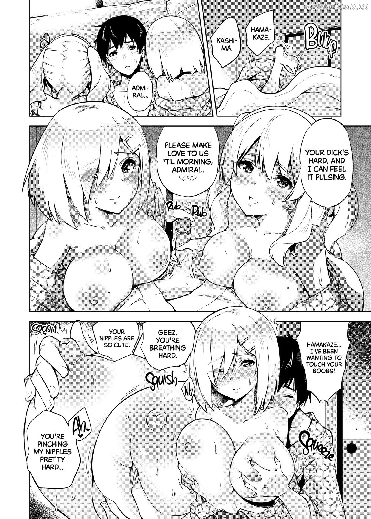 Onsen Yukata na Kashima-san to Hamakaze-san to. - Decensored Chapter 1 - page 13