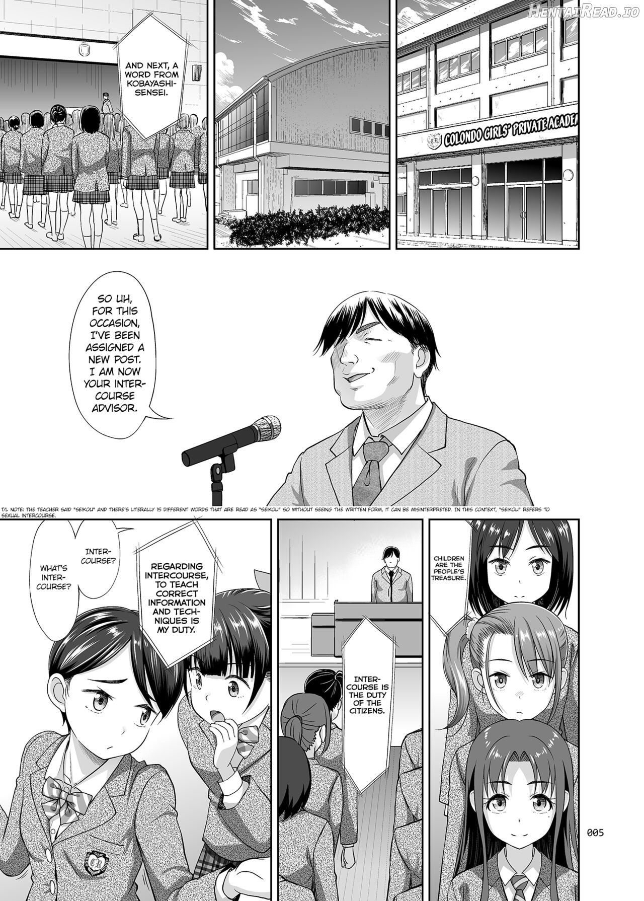 Seishidouin no Oshigoto 5 Hadaka de Narabete Mitara Omoinohoka Koufun Shitano de Tsumamikui Shite Shimatta Chapter 1 - page 4