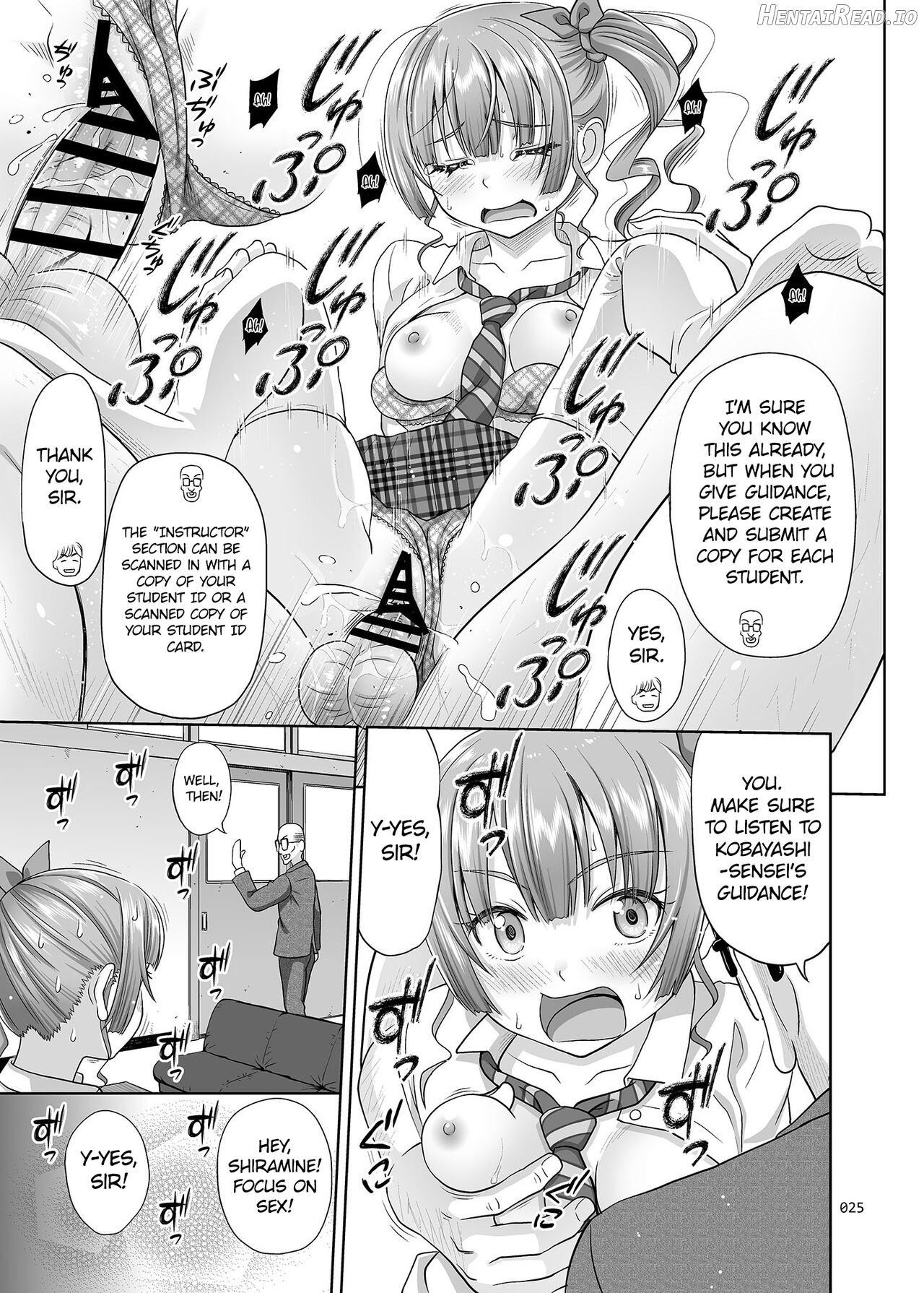 Seishidouin no Oshigoto 5 Hadaka de Narabete Mitara Omoinohoka Koufun Shitano de Tsumamikui Shite Shimatta Chapter 1 - page 24