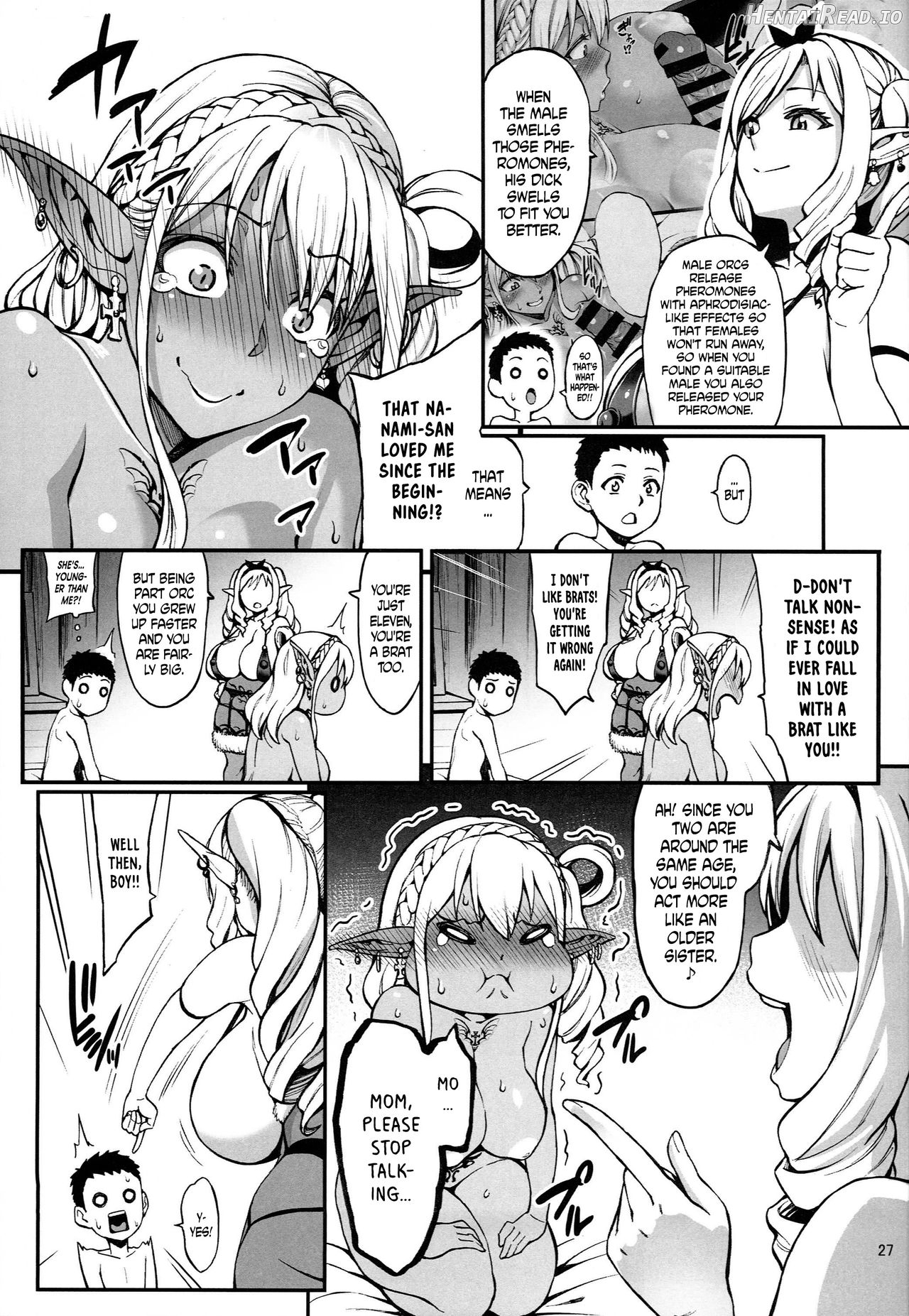 Houjou no Reizoku Elf ~Ingoku ni Ochiru Oyako~ (extra pages) Chapter 6 - page 28