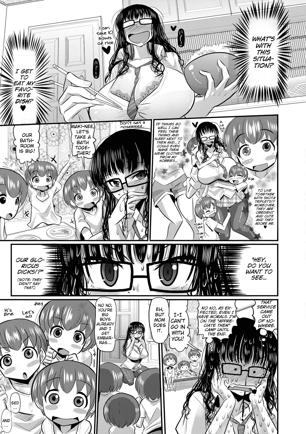 Mitsudomo-Ecchi Chapter 1 - page 3