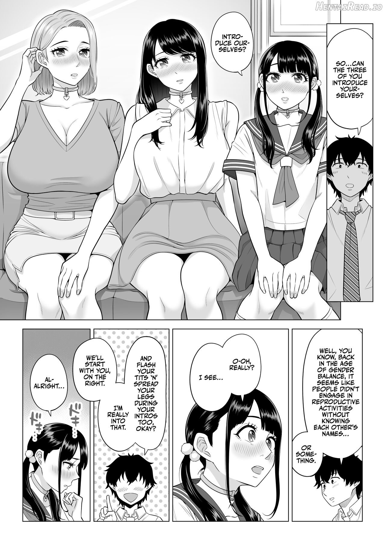 Dansei ga Kyokutan ni Sukunai Kono Sekai de wa, Seishi wa Kichou na Shigen desu. Chapter 1 - page 21