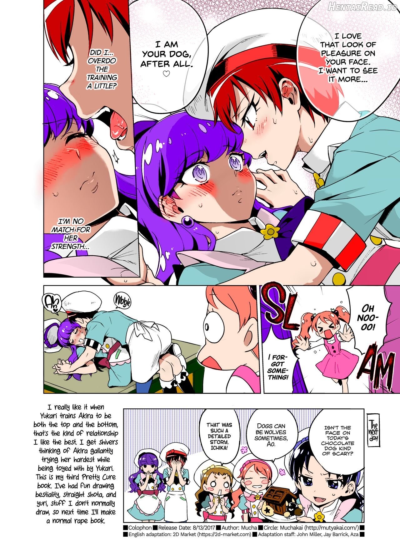 Femme Tachi Boy Neko a la Mode - Colorized Chapter 1 - page 12