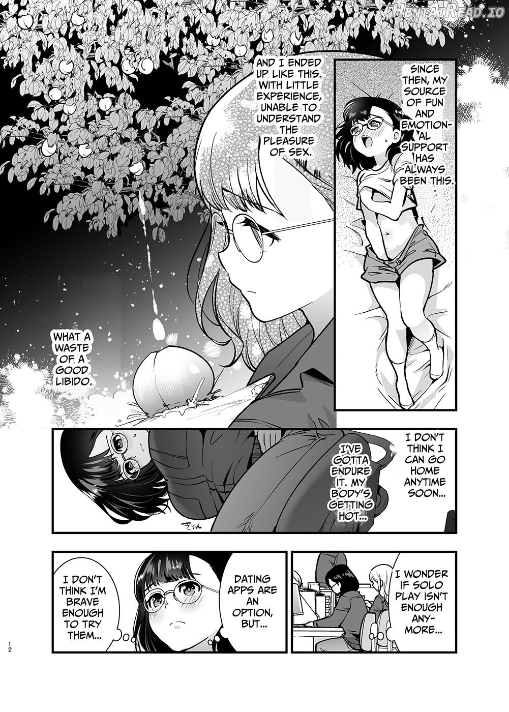 Seiyoku o Moteamasu Jimi de Nekura na Watashi ga Gatenkei Joushi ni Taberareru 3-kakan Chapter 1 - page 9