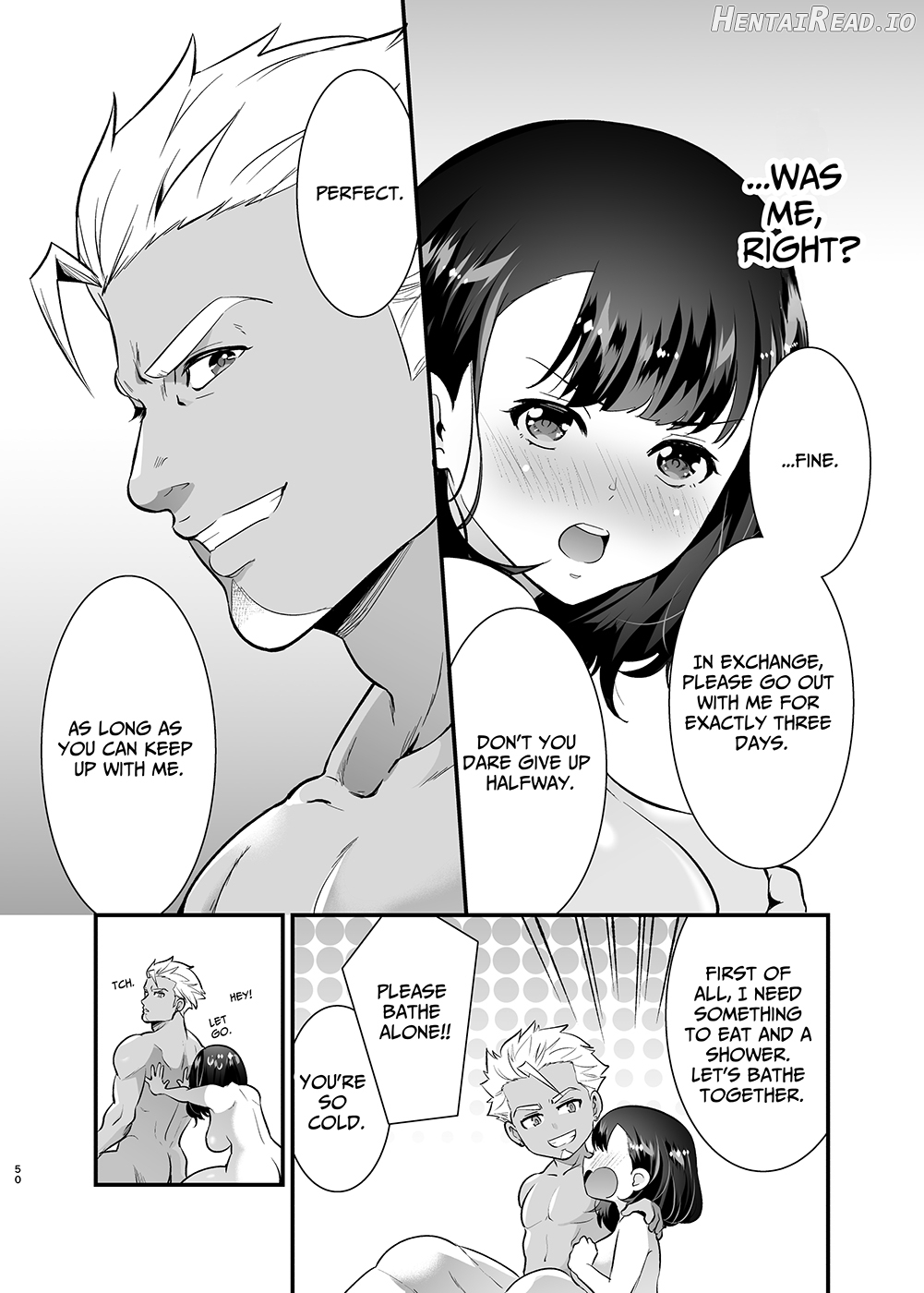 Seiyoku o Moteamasu Jimi de Nekura na Watashi ga Gatenkei Joushi ni Taberareru 3-kakan Chapter 1 - page 47