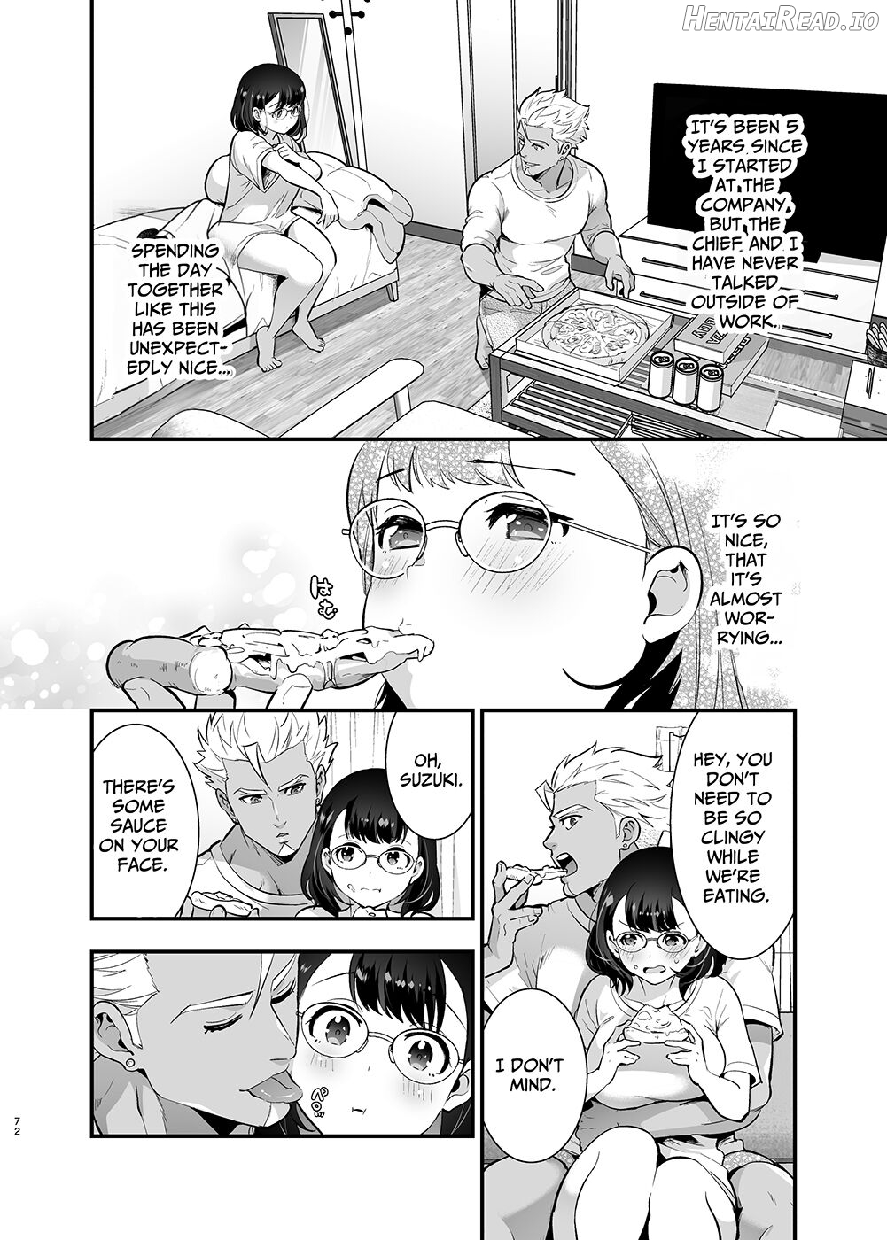 Seiyoku o Moteamasu Jimi de Nekura na Watashi ga Gatenkei Joushi ni Taberareru 3-kakan Chapter 1 - page 69