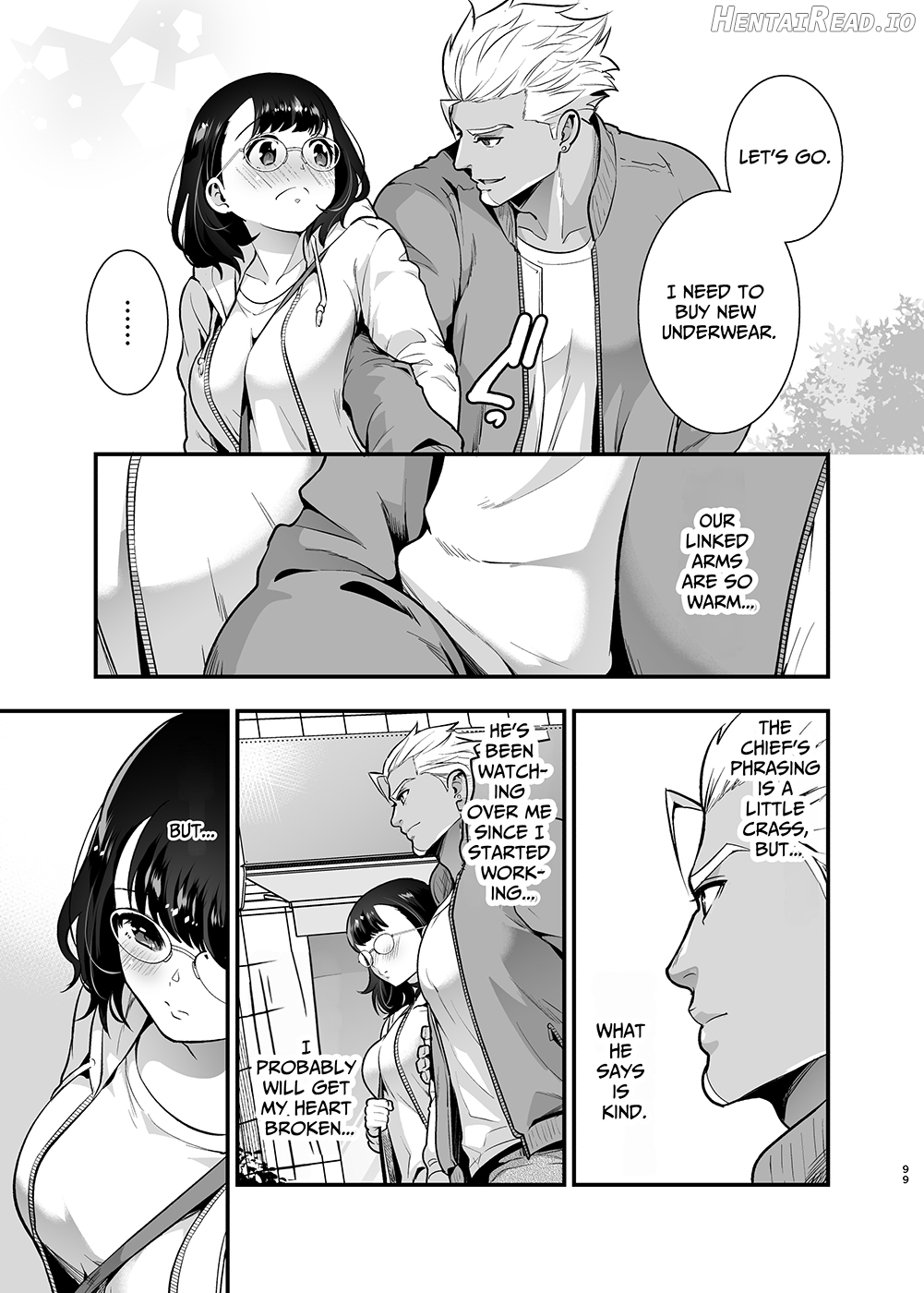 Seiyoku o Moteamasu Jimi de Nekura na Watashi ga Gatenkei Joushi ni Taberareru 3-kakan Chapter 1 - page 96