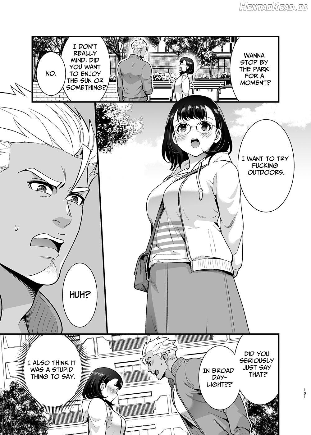 Seiyoku o Moteamasu Jimi de Nekura na Watashi ga Gatenkei Joushi ni Taberareru 3-kakan Chapter 1 - page 98