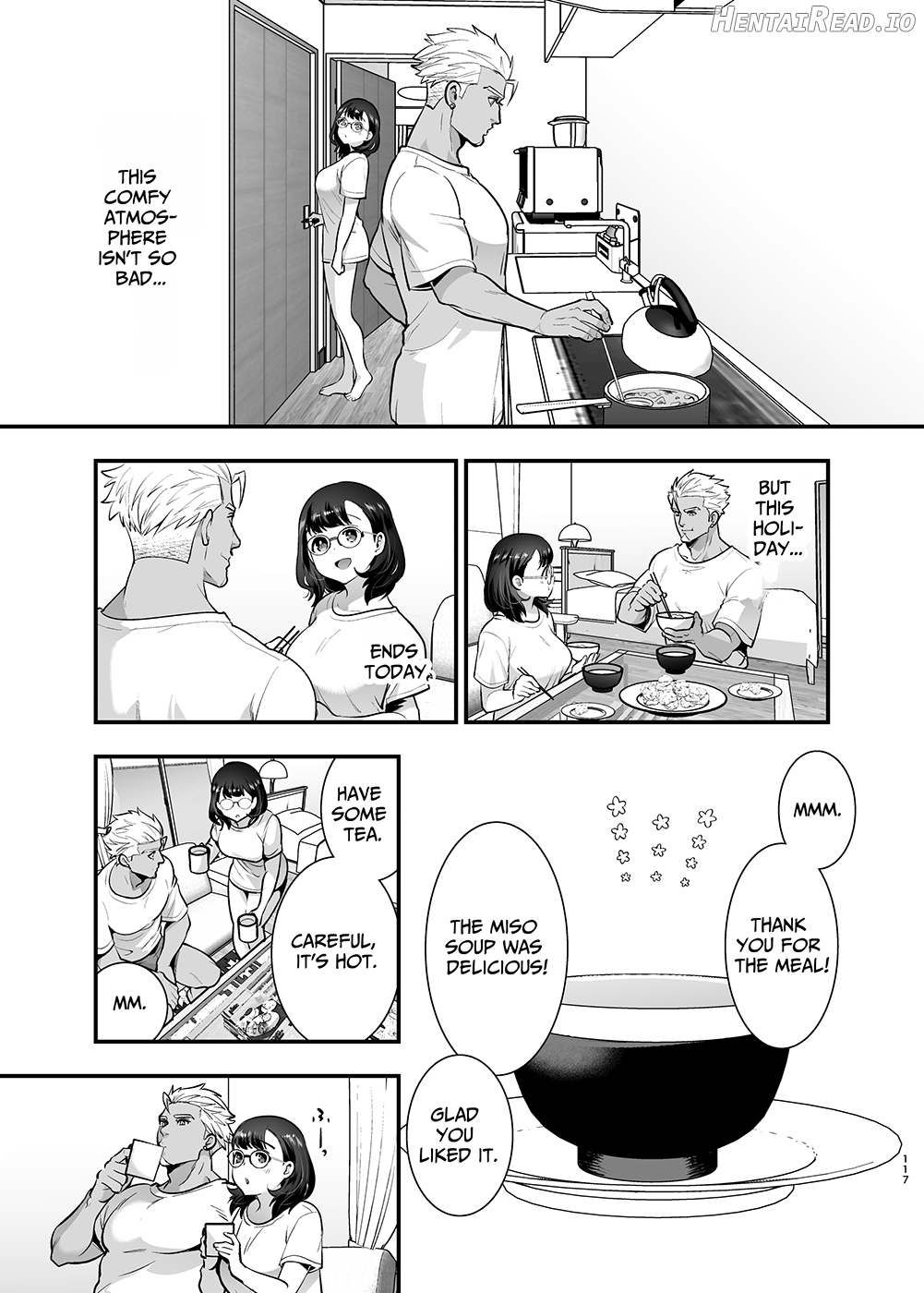 Seiyoku o Moteamasu Jimi de Nekura na Watashi ga Gatenkei Joushi ni Taberareru 3-kakan Chapter 1 - page 114