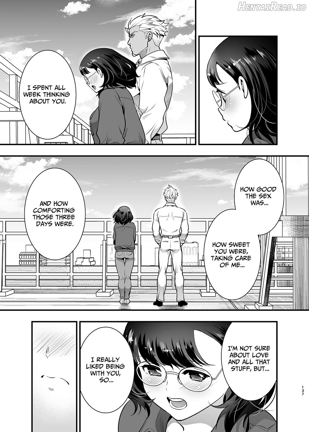 Seiyoku o Moteamasu Jimi de Nekura na Watashi ga Gatenkei Joushi ni Taberareru 3-kakan Chapter 1 - page 134