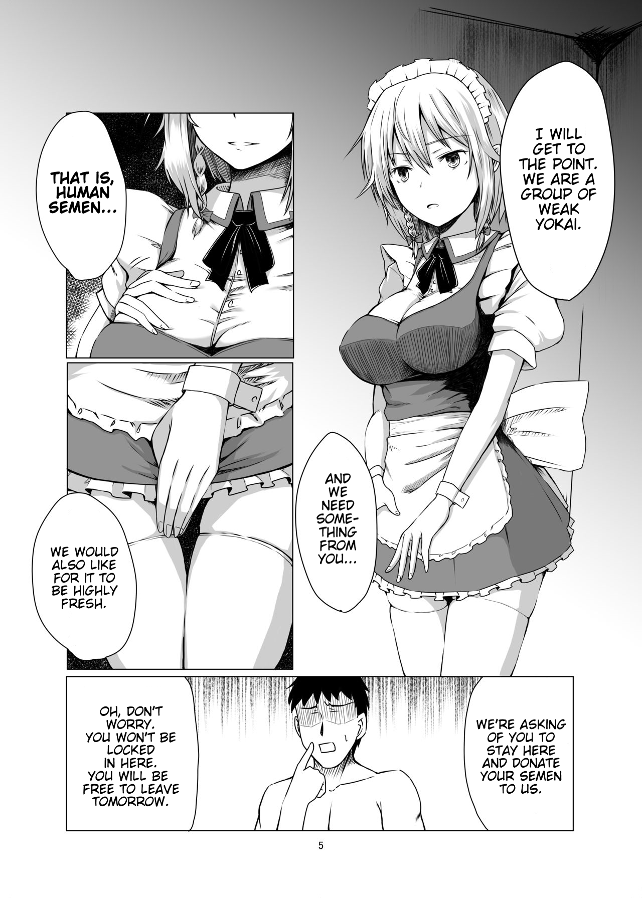 Sakuya-san ni Tantan to Sakusei Sareru Manga Chapter 1 - page 4