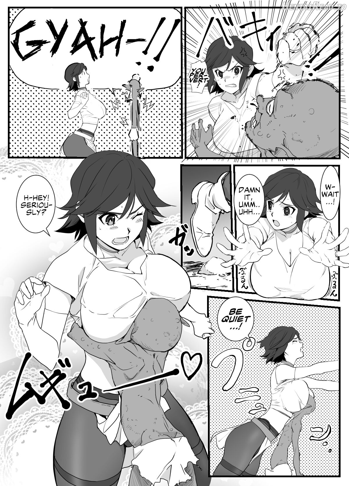 Hitozuma Boukensha Doukutsu ~Teikyuu Monster Oppai Houshi~ Chapter 1 - page 6