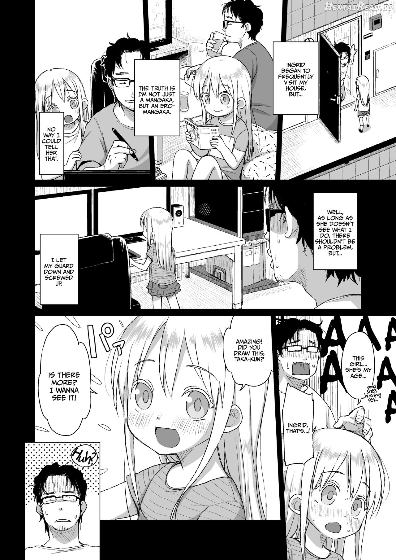 Uchi no Tonari no Shougakusei wa Kinpatsu Hekigan Ecchi Suki Chapter 1 - page 5