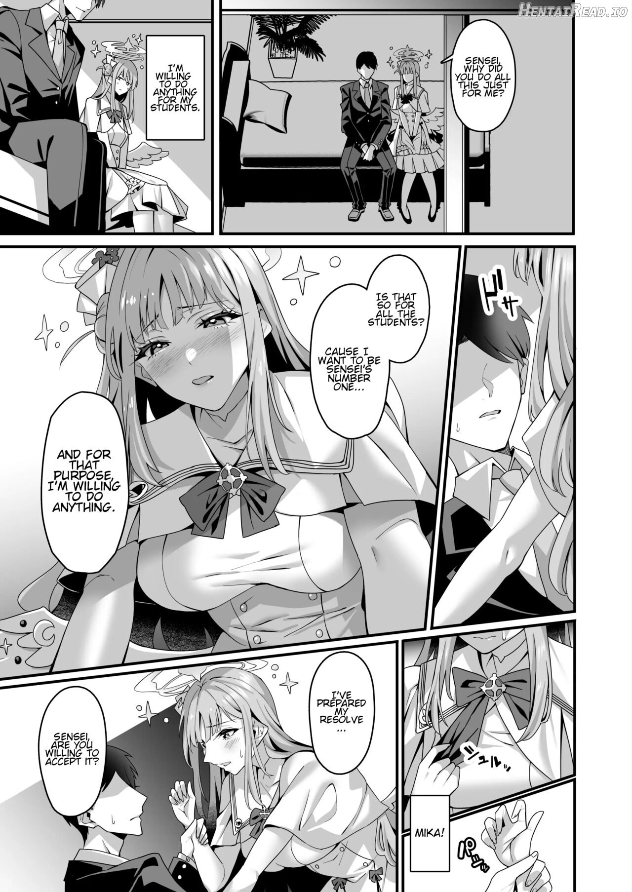 Mika to Happy Love Love Sex Shite Haramaseru Hon - A book about happy loving sex with Mika and impregnation. Chapter 1 - page 4