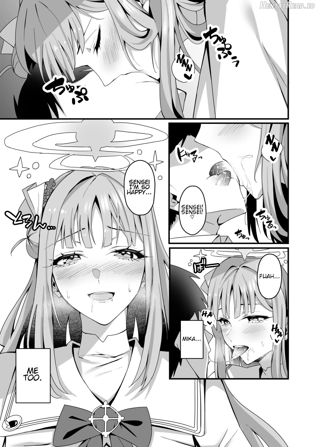 Mika to Happy Love Love Sex Shite Haramaseru Hon - A book about happy loving sex with Mika and impregnation. Chapter 1 - page 6