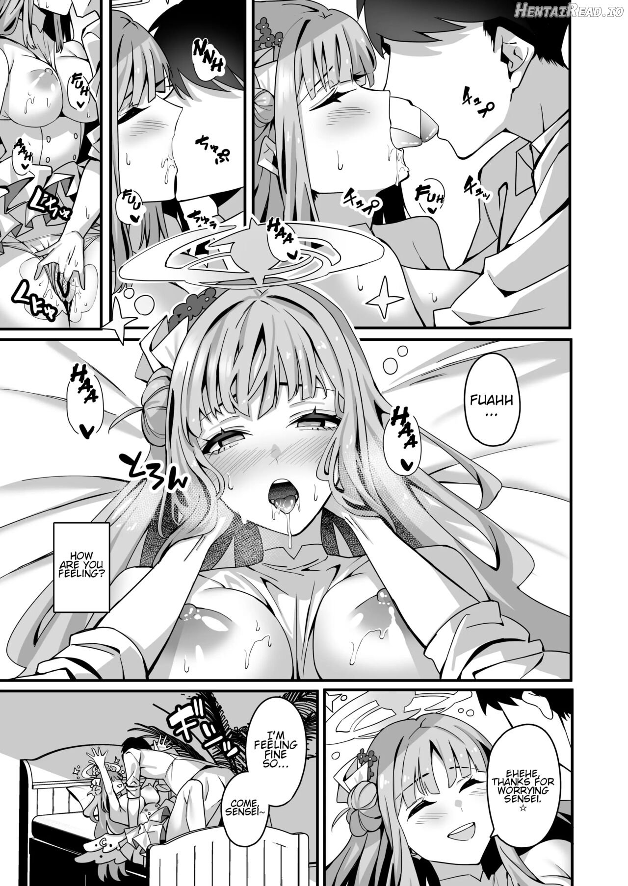 Mika to Happy Love Love Sex Shite Haramaseru Hon - A book about happy loving sex with Mika and impregnation. Chapter 1 - page 8