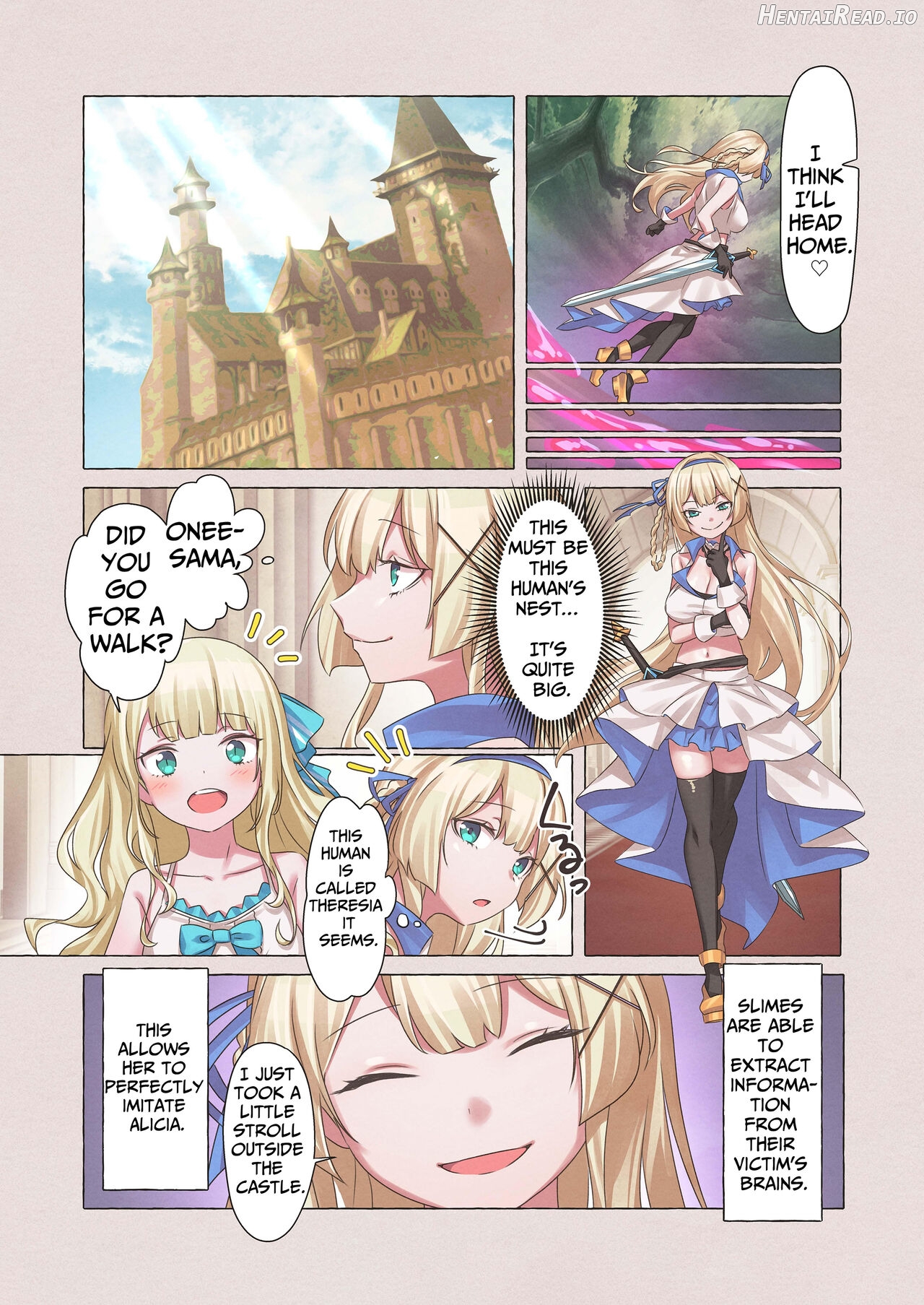 Slime Pandemic ~princess knightess succumbs to a slime's energy drain~ Chapter 1 - page 16