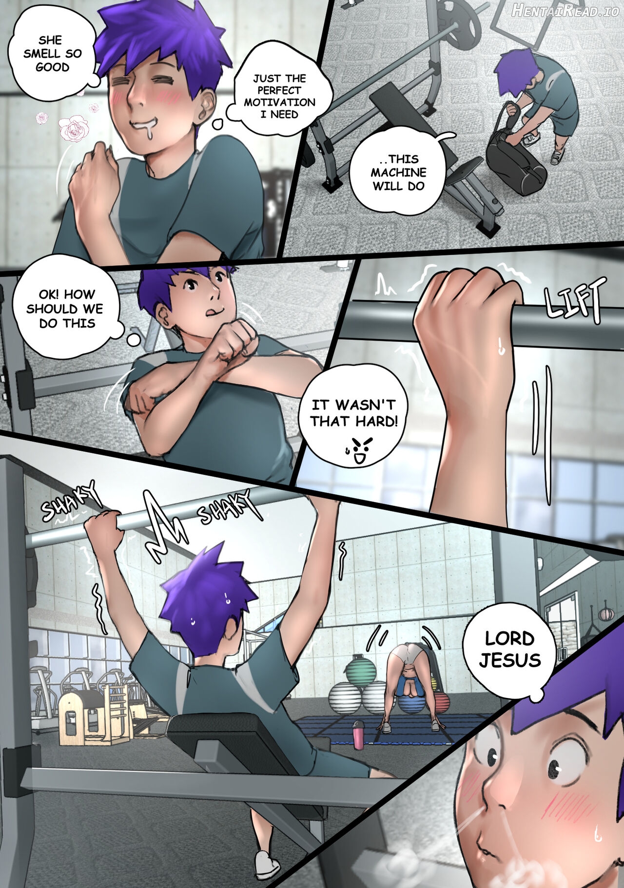 Lucy Gym Encounter Chapter 1 - page 6