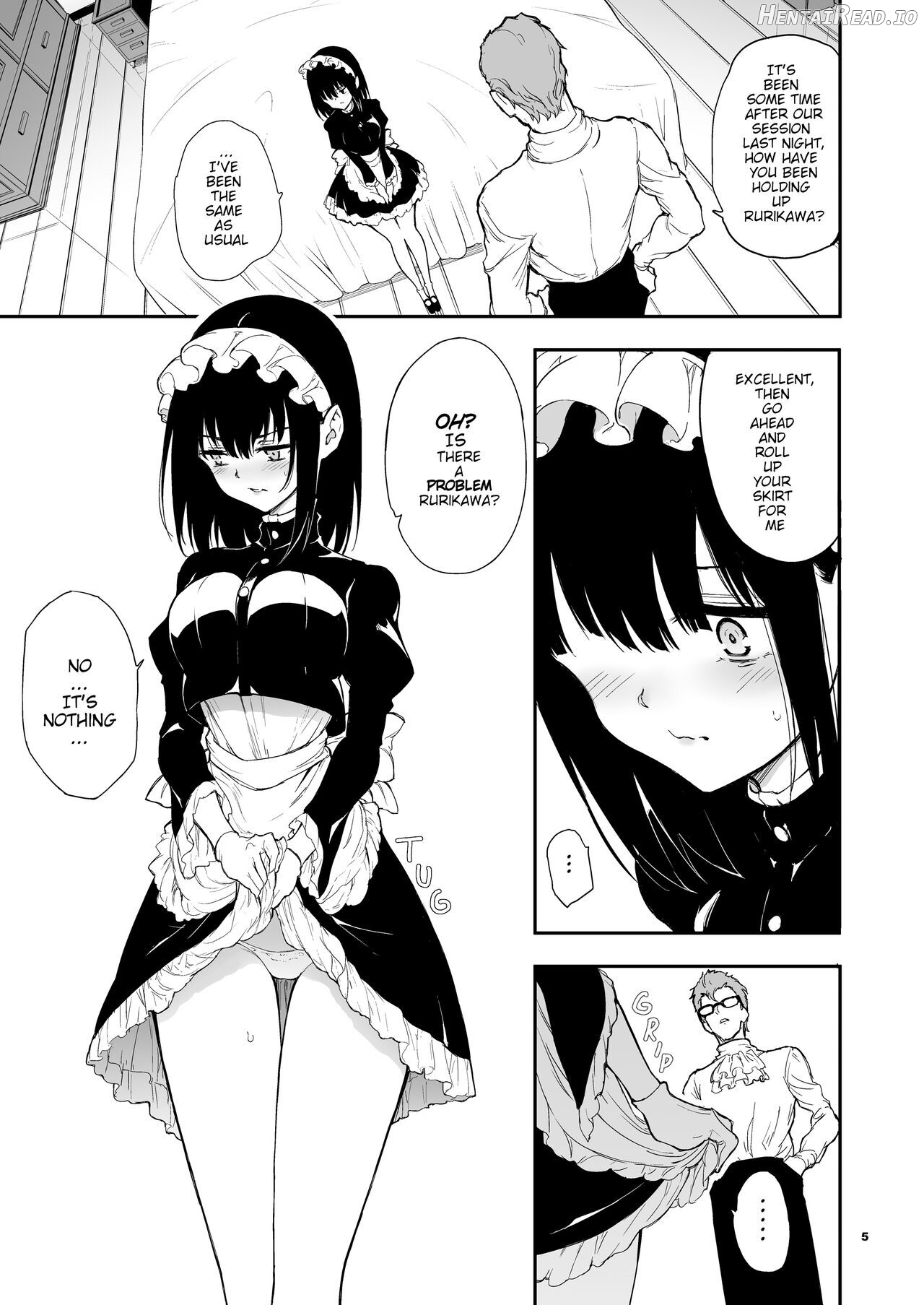 Maid Kyouiku. 4 -Botsuraku Kizoku Rurikawa Tsubaki- Chapter 1 - page 4