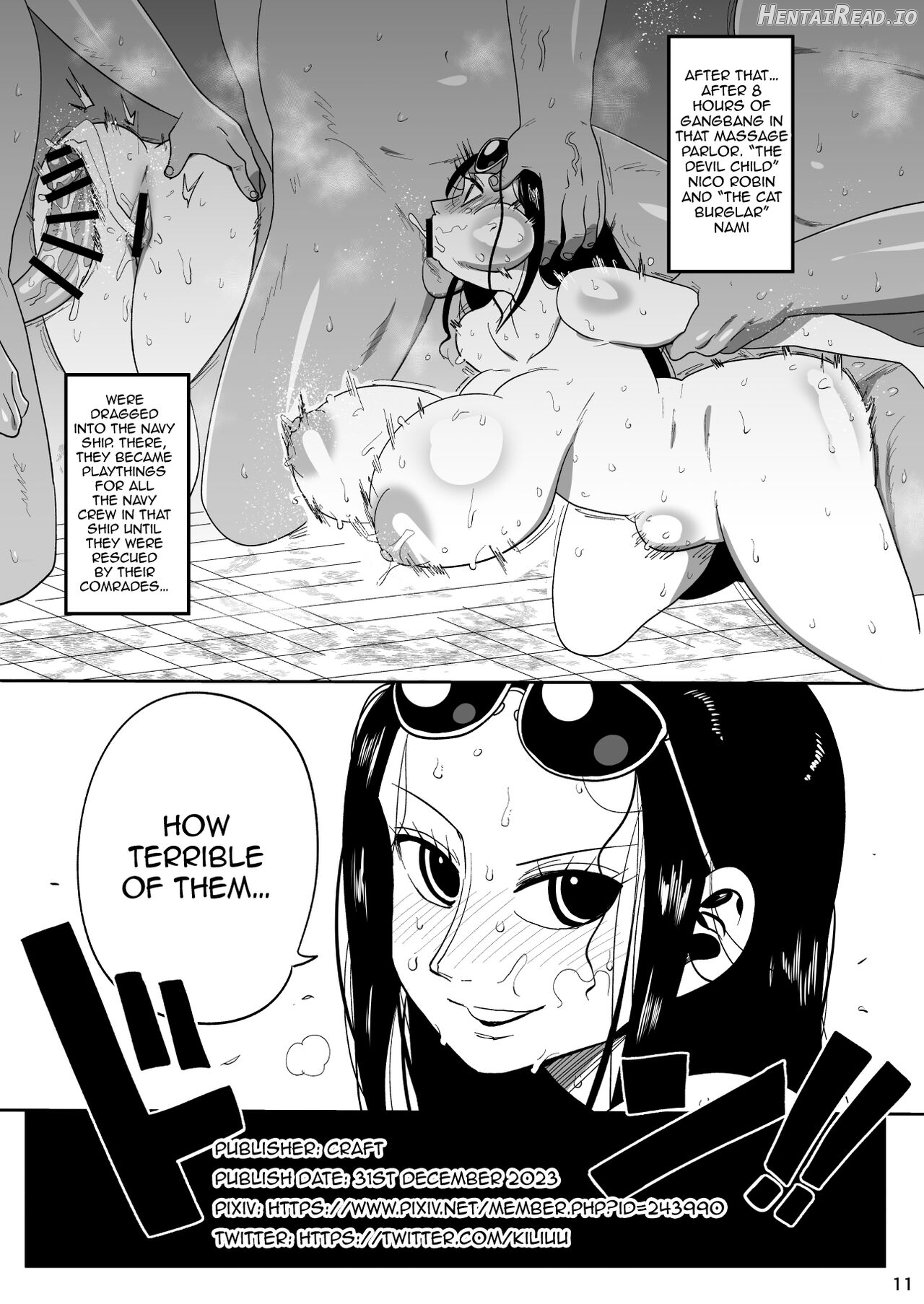 Nico Robin vs Massage Oji-san Chapter 1 - page 11