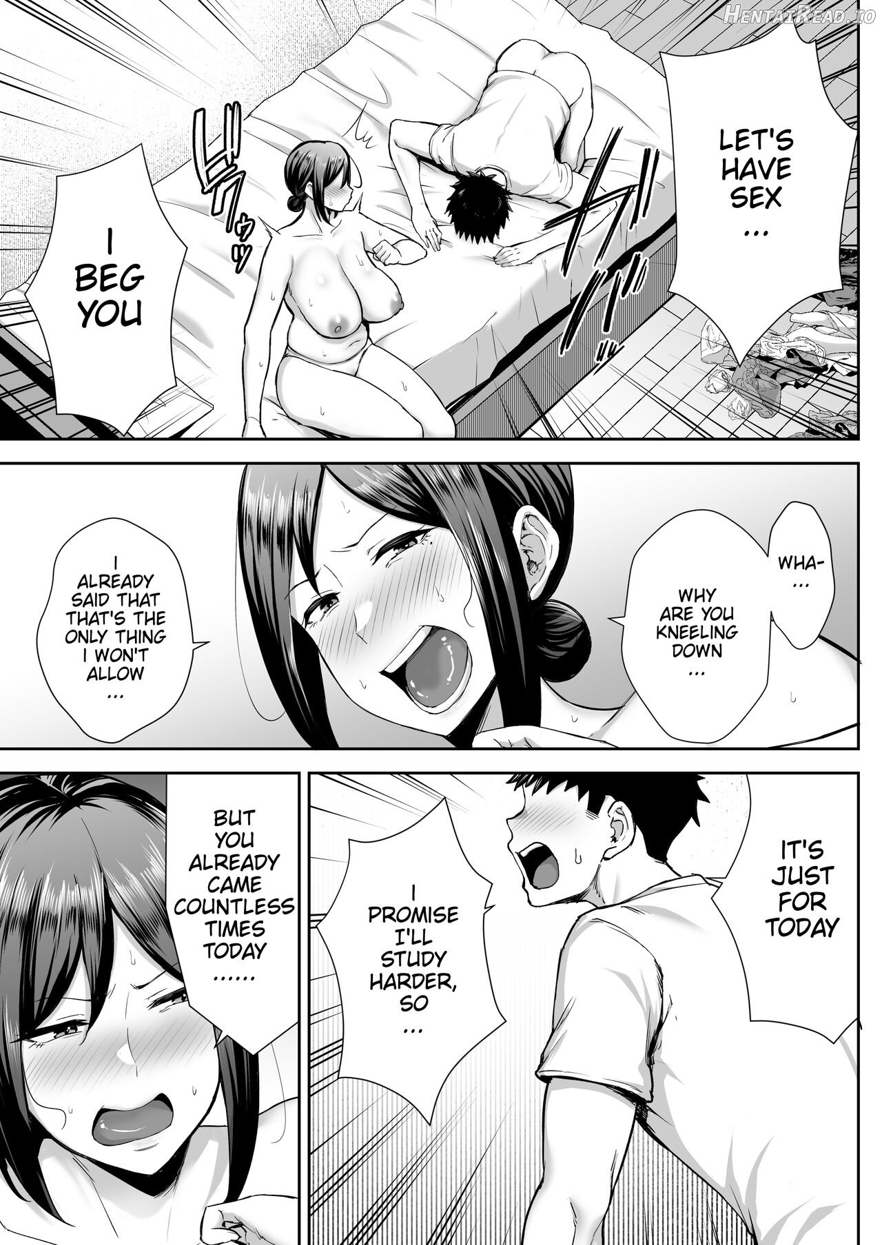 The Closest And Most Erotic Woman To Me Is My Big Breasted Mama Miyuki ~I'm A Mother But I'm Having Trouble Masturbating My Stupid Son~ Chapter 1 - page 26