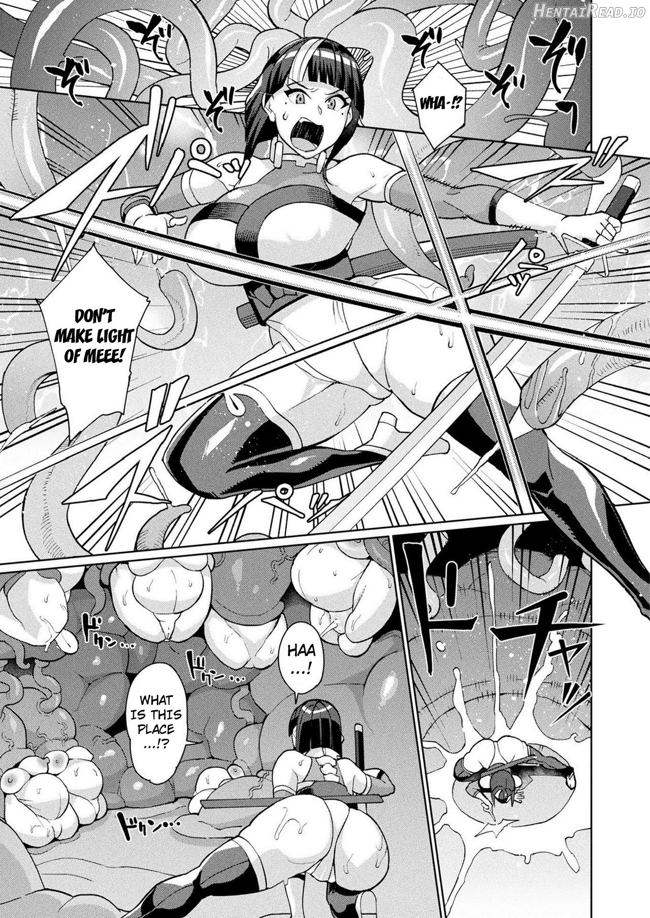 Ken Miko Kaguya, Shokushu Ingoku de Naedoko Ochi Chapter 1 - page 3