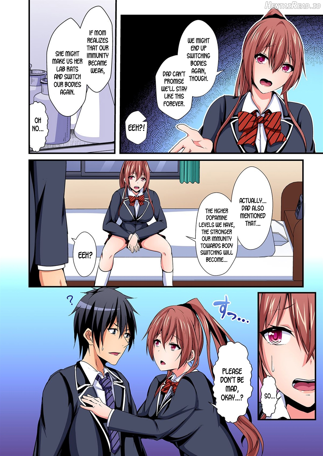 Irekawatte Dotabata Ecchi! ~Aya-nee no Binkan na Karada ni Ore wa Taerarenai Chapter 1 - page 111