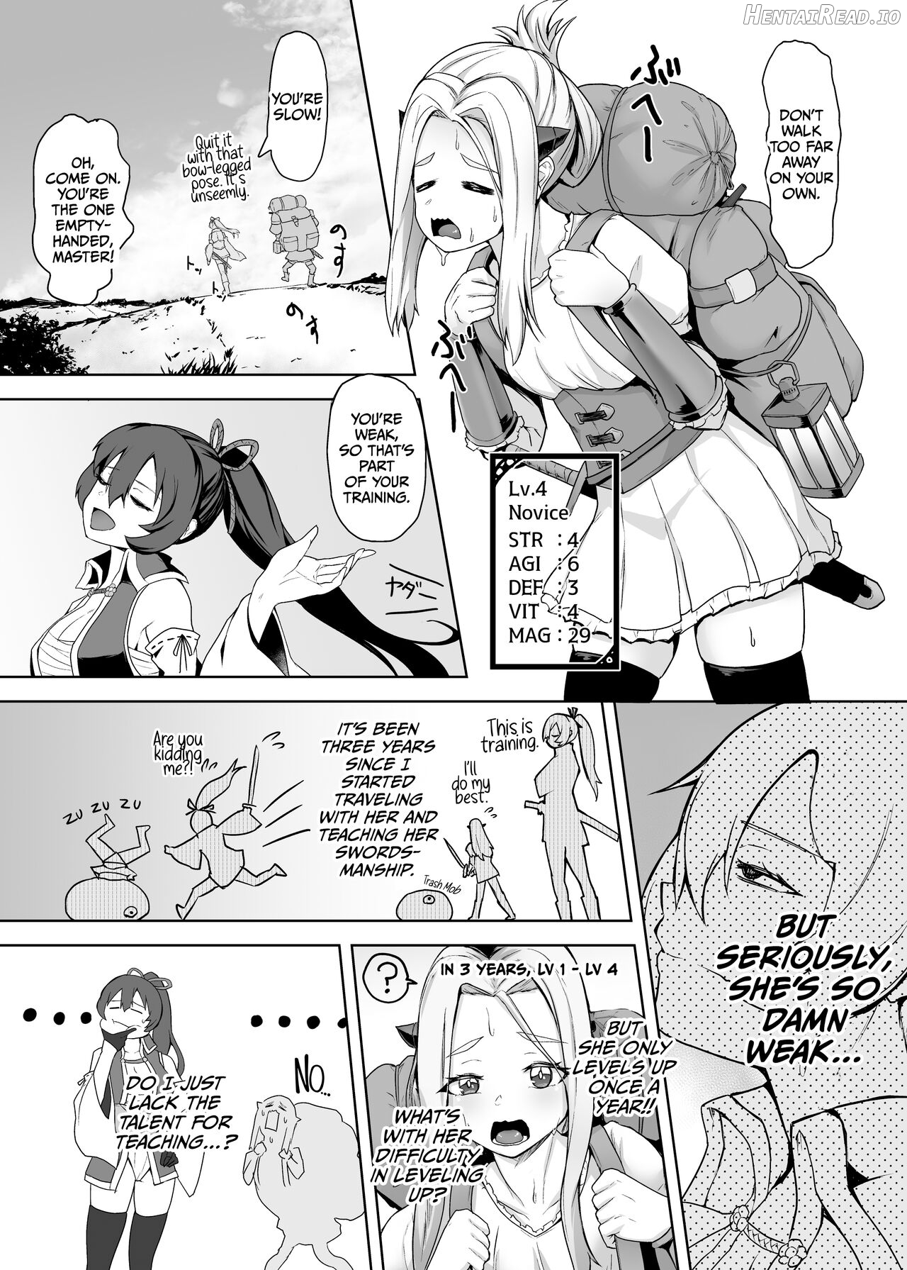 Tsuyoku Yasashii Onna Samurai, Futanari ni Kaerare Tasuketa Musume ni Level Drain Sareryoku de Nejifuserare Kyousei Shasei Chapter 1 - page 7