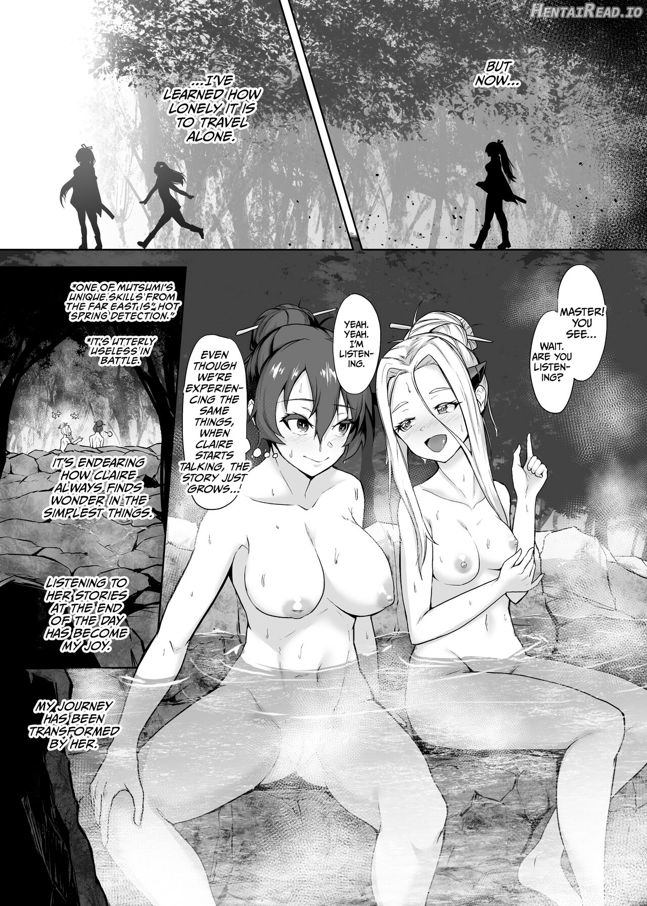 Tsuyoku Yasashii Onna Samurai, Futanari ni Kaerare Tasuketa Musume ni Level Drain Sareryoku de Nejifuserare Kyousei Shasei Chapter 1 - page 8