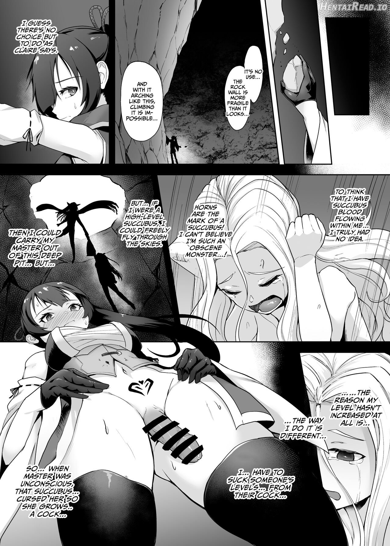 Tsuyoku Yasashii Onna Samurai, Futanari ni Kaerare Tasuketa Musume ni Level Drain Sareryoku de Nejifuserare Kyousei Shasei Chapter 1 - page 18