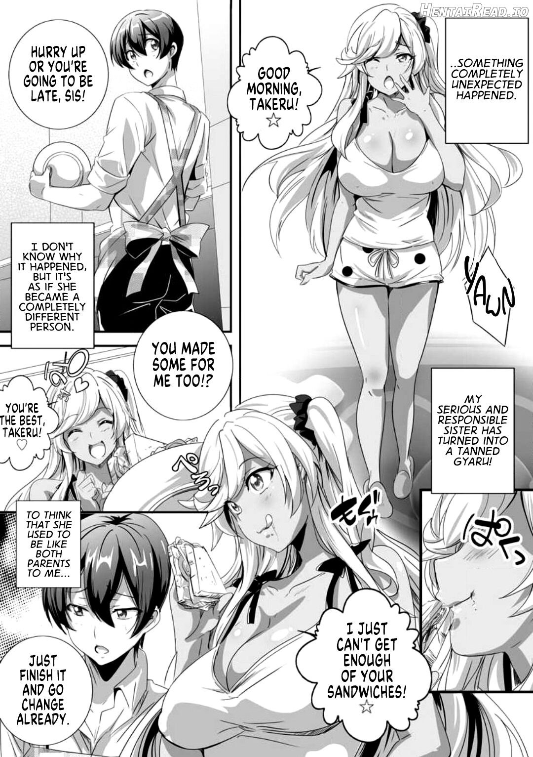 Bitch ni Natta Kuro Gal Nee-chan to Irekawari Seikatsu 1 Chapter 1 - page 3