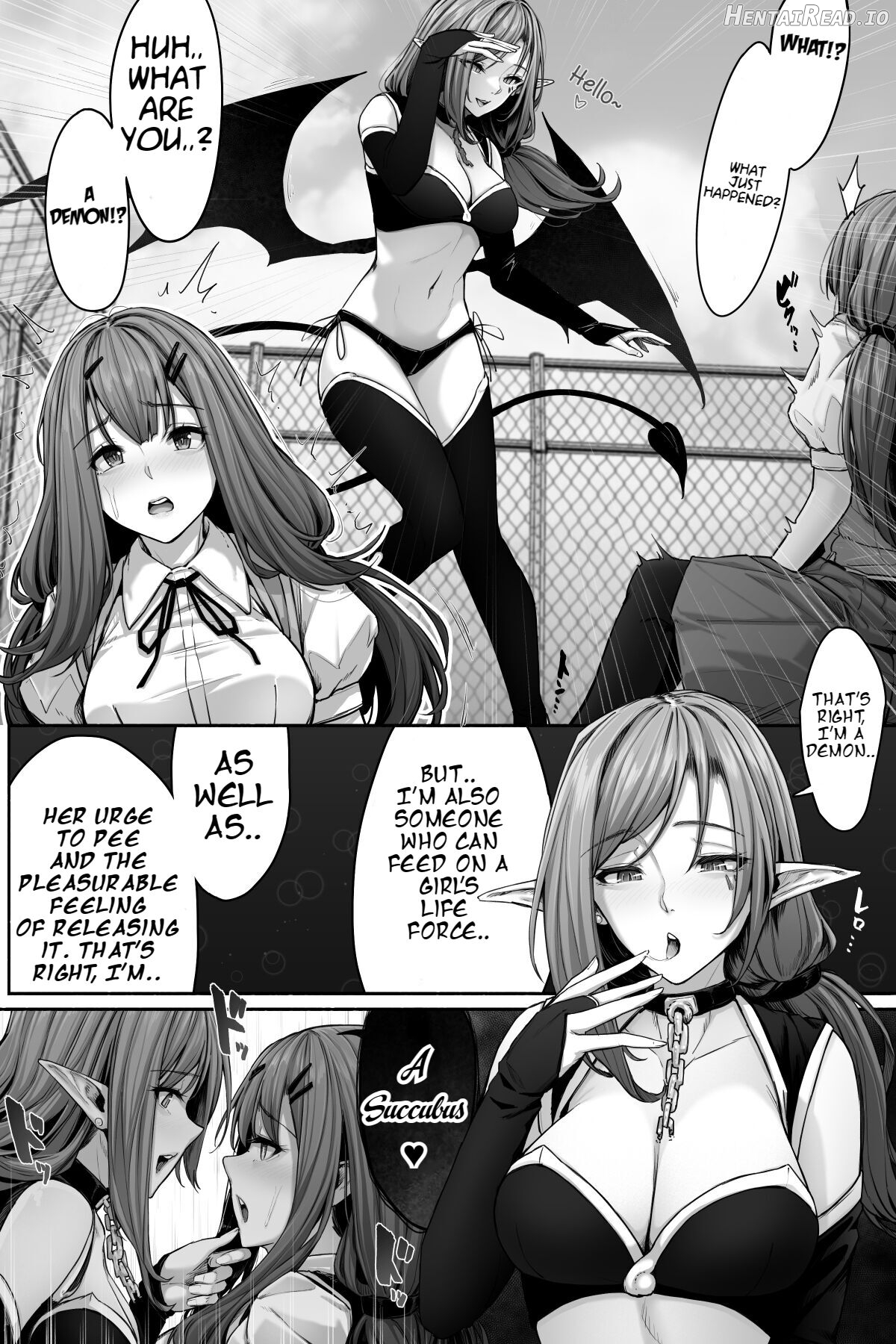 Succubus ni Nyoui o Suwarete Oshikko Sasete Moraenai! Chapter 1 - page 6