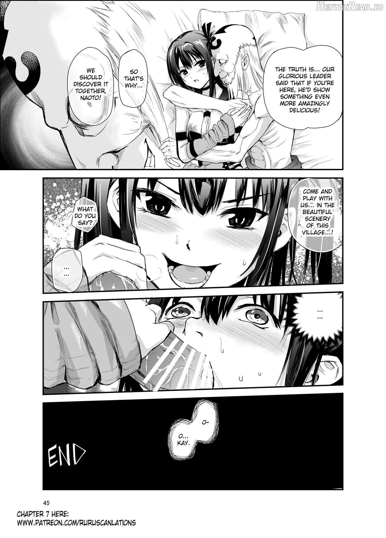 Tsuyagari Mura 6 ~Kareshi o Mamoru Tame Hikyou no Mura de Kyousei Gohoushi & NTR Sex~ Chapter 1 - page 44