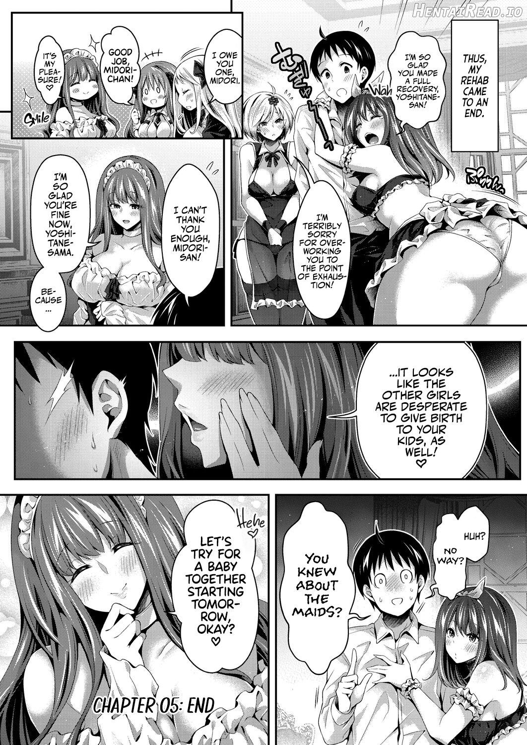 Harem Maid no Damedame Ecchi - Decensored Chapter 1 - page 143