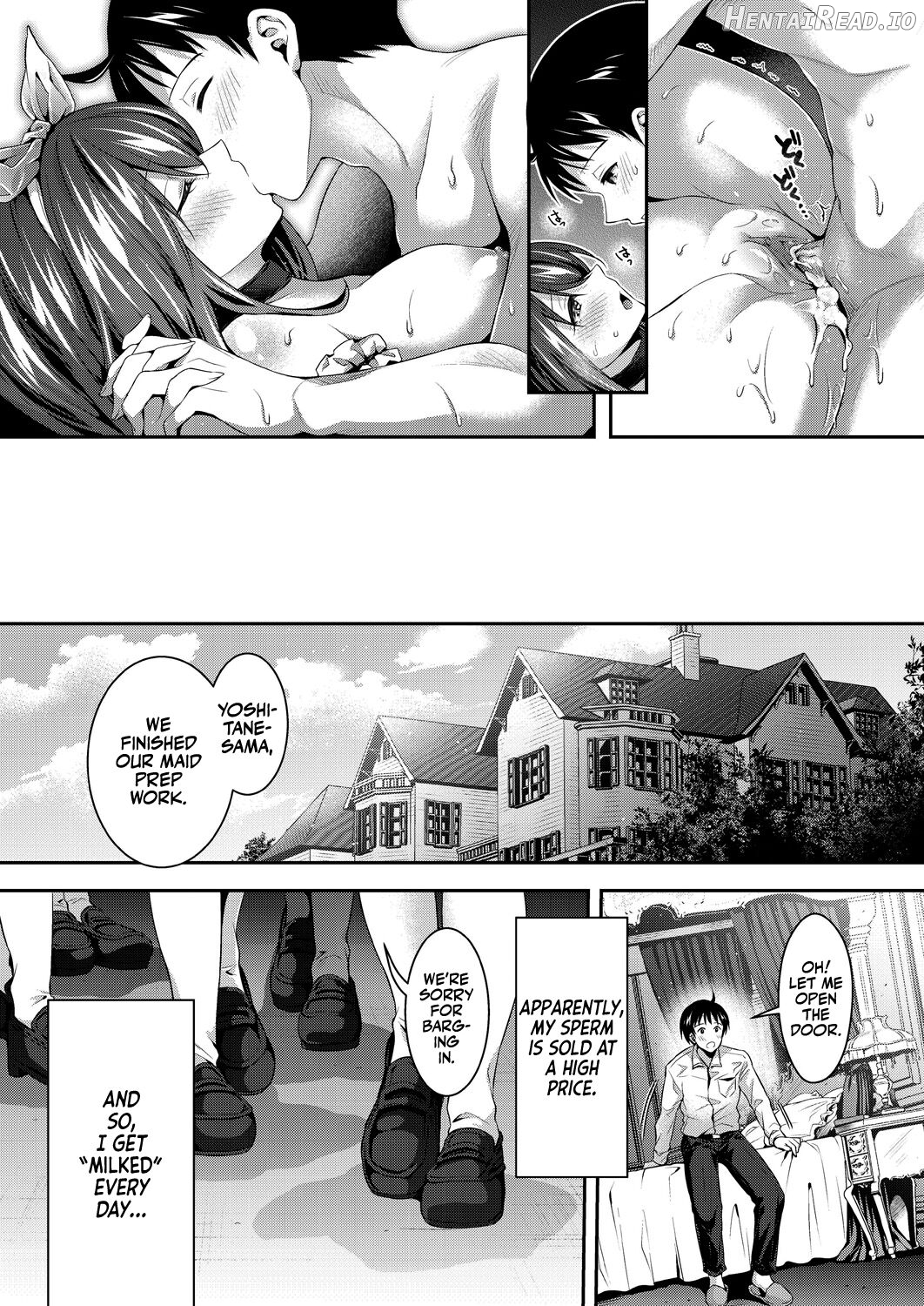 Harem Maid no Damedame Ecchi - Decensored Chapter 1 - page 174