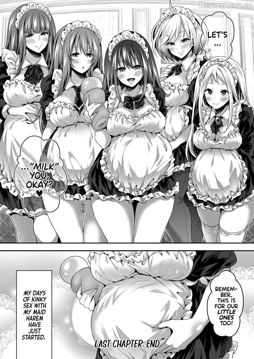 Harem Maid no Damedame Ecchi - Decensored Chapter 1 - page 175