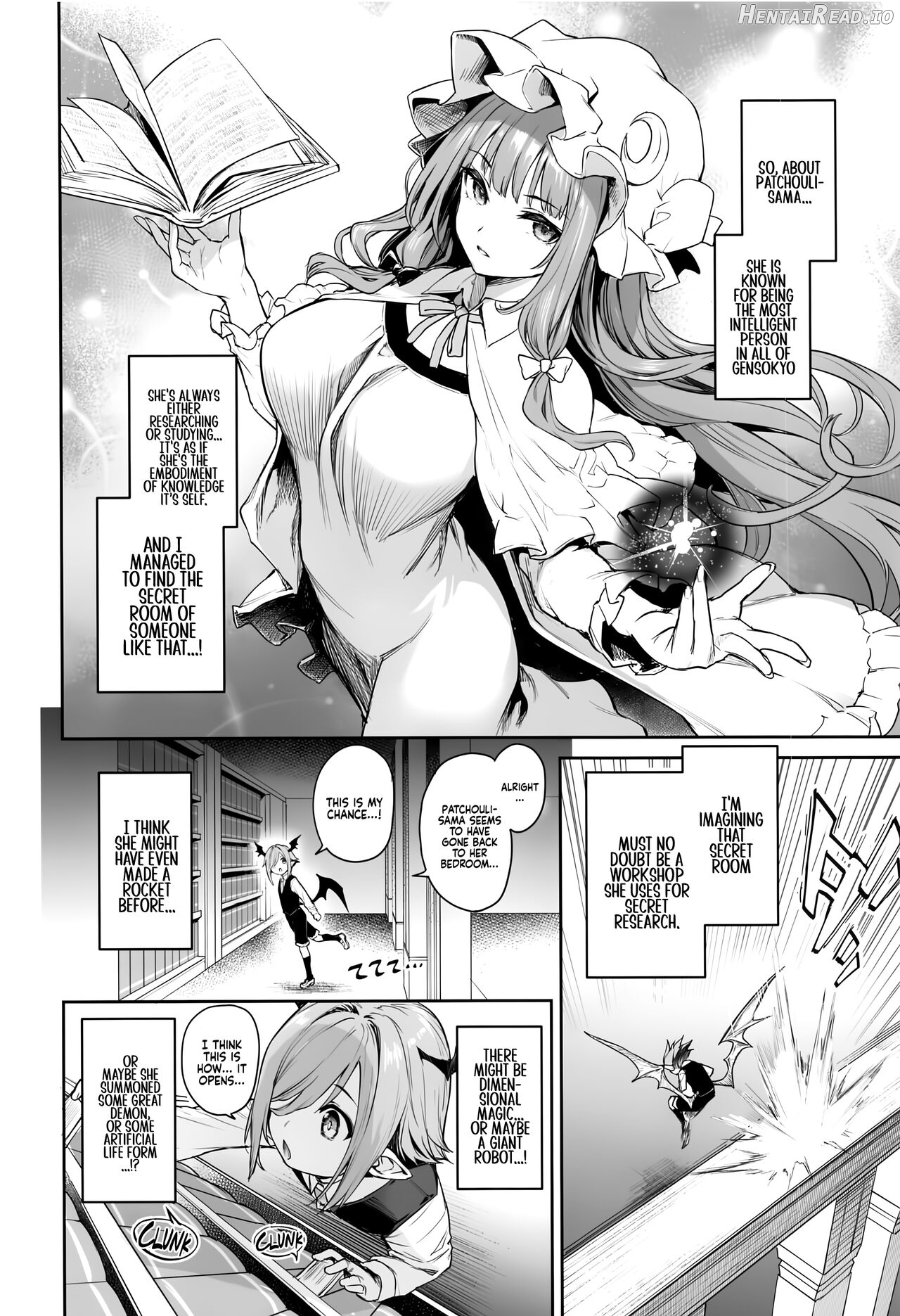 Patchouli-sama to Himitsu no Heya - Decensored Chapter 1 - page 3