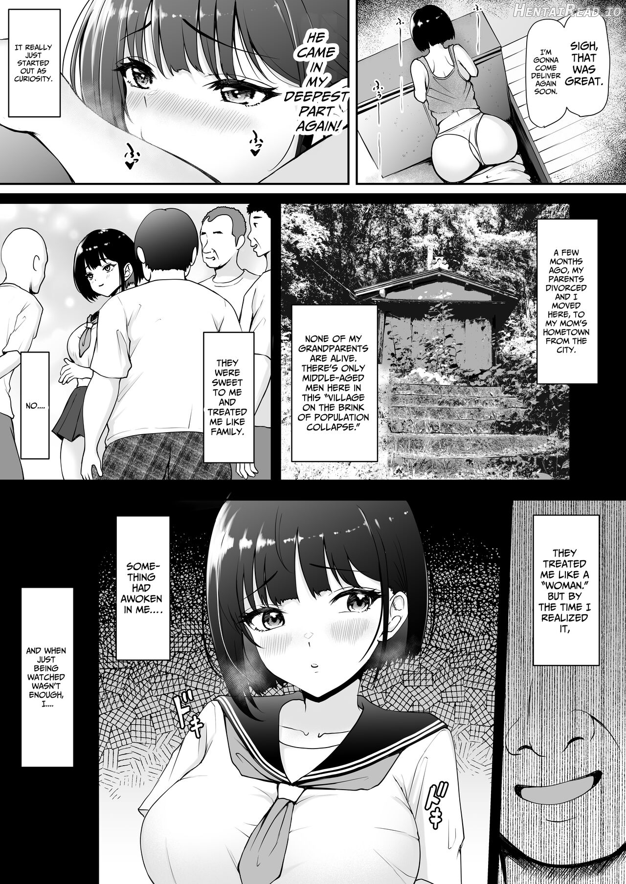 Genkai Shuuraku de Wakai Onna wa Watashi dake... ~Mura no Onaho Hen~ Chapter 2 - page 8