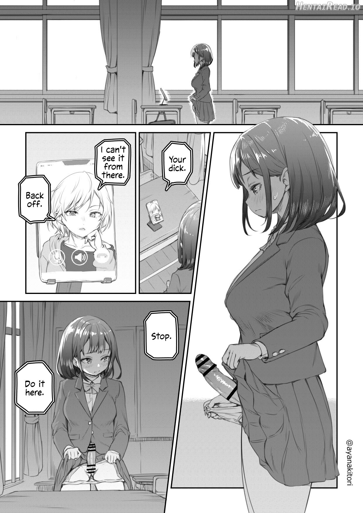 Kyoushitsu de Remote Hitori H Saserareru Futanari-chan Chapter 1 - page 1