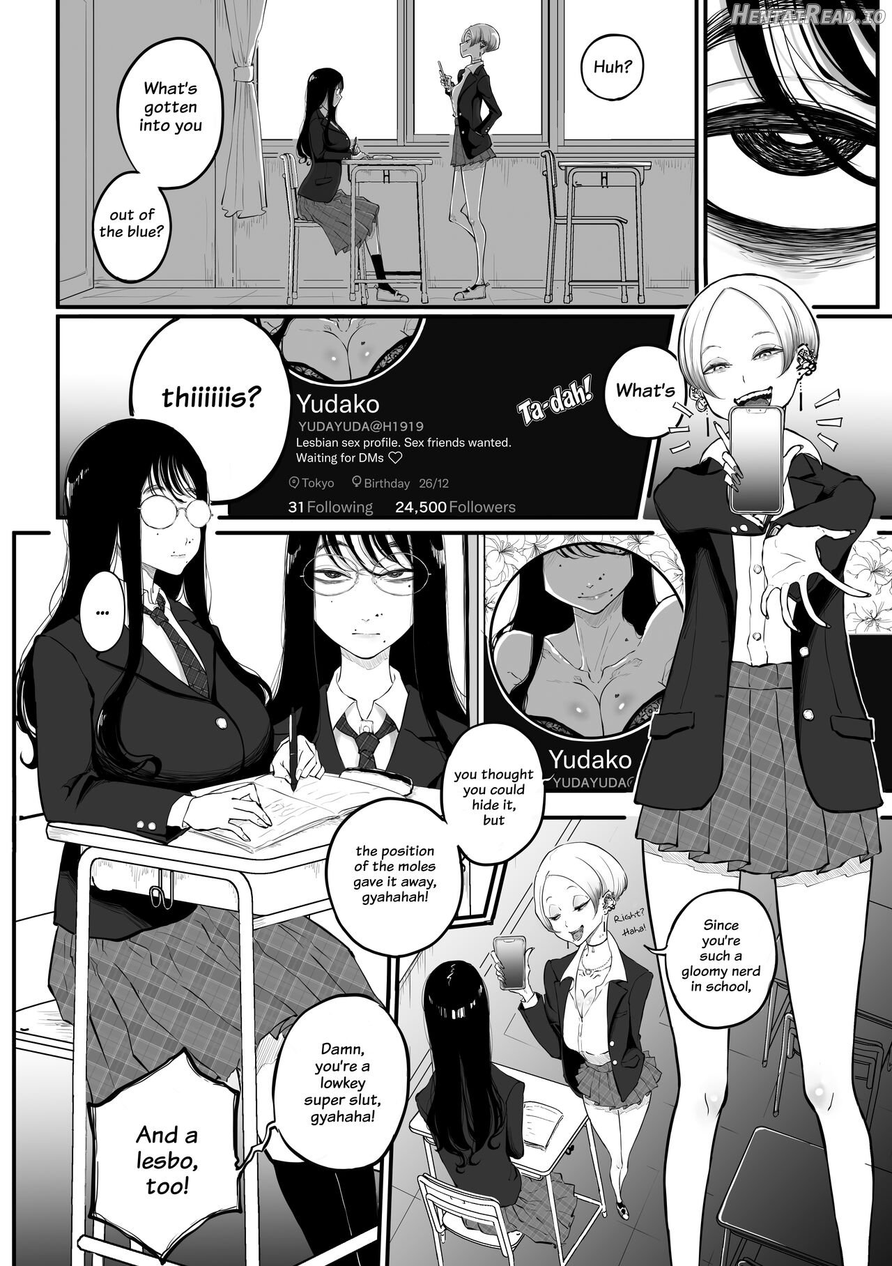 The Gyaru Who Mocked a Nerd After Discovering her Secret Account Chapter 1 - page 2