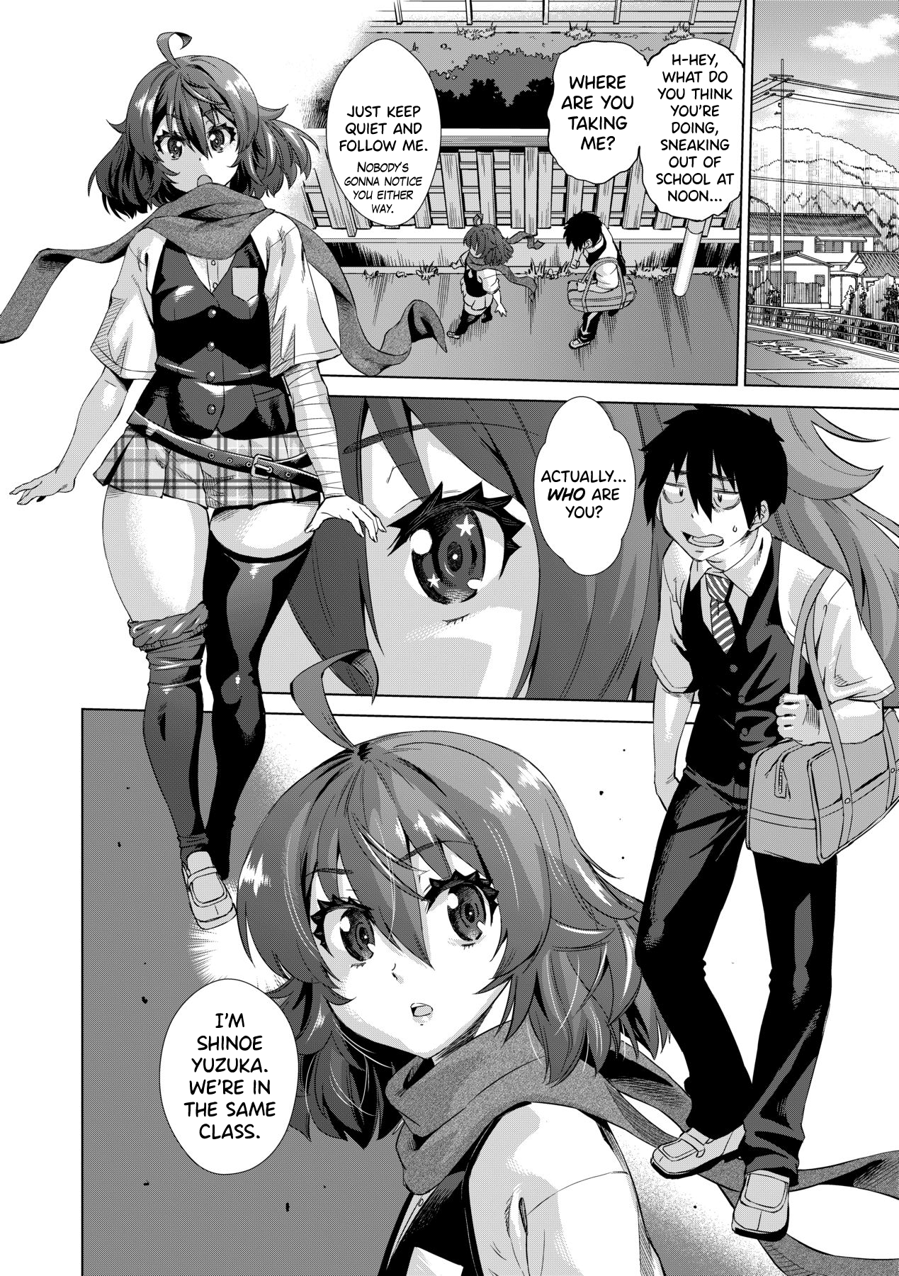 Jagan no Saimin Inryoku de Seitokai Les Joshi-tachi no Shojo o Kyousei Rape!! Ch. 1 - Decensored Chapter 1 - page 10