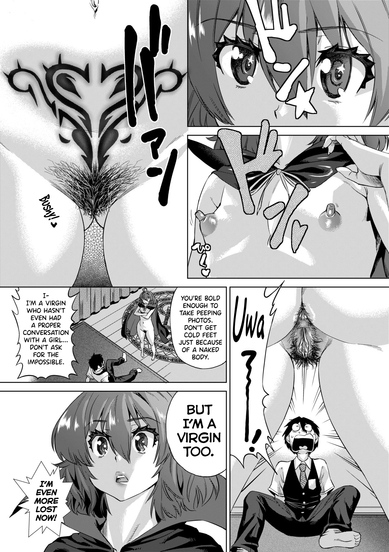 Jagan no Saimin Inryoku de Seitokai Les Joshi-tachi no Shojo o Kyousei Rape!! Ch. 1 - Decensored Chapter 1 - page 15