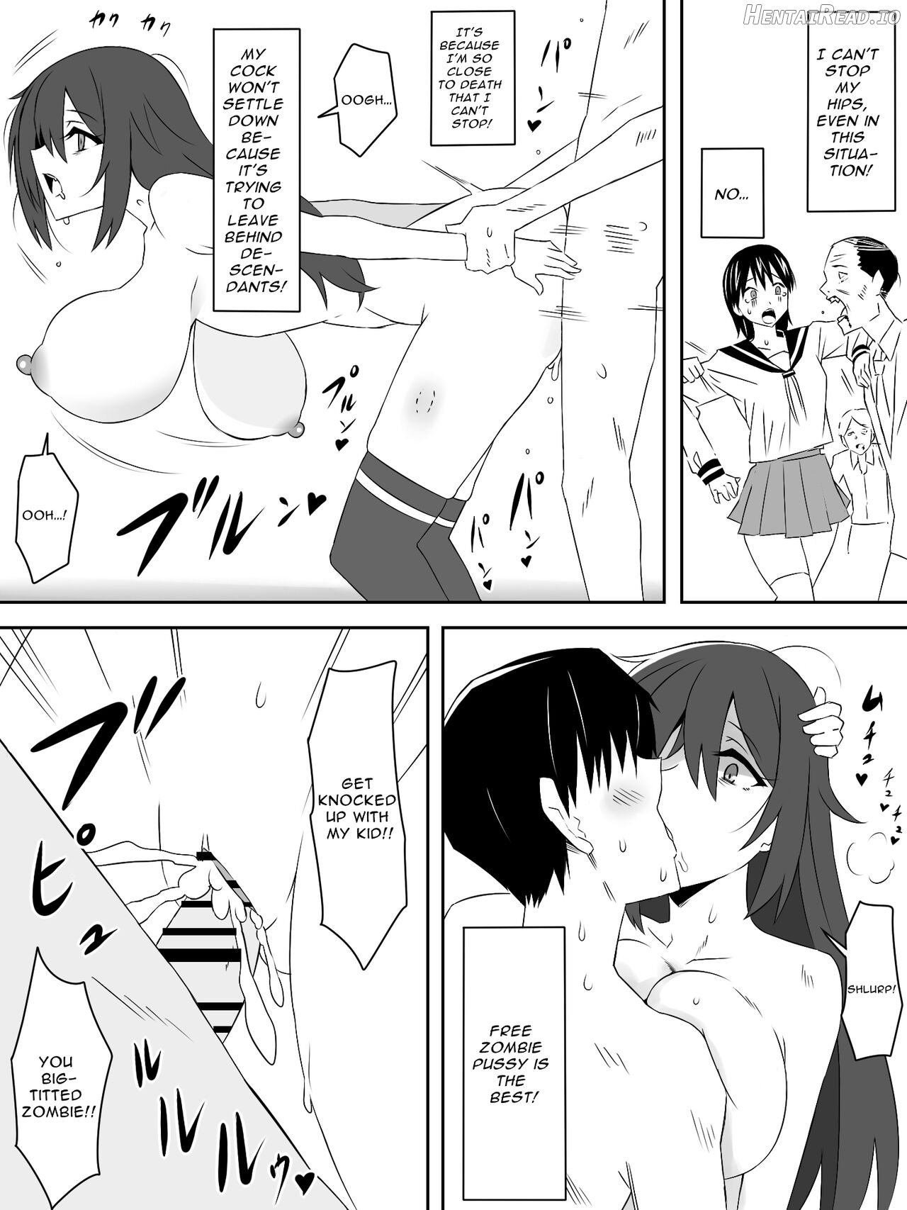 Zombie Harem Life ~Antibogi no Ore to Bakunyuu Zombie~ Chapter 1 - page 8